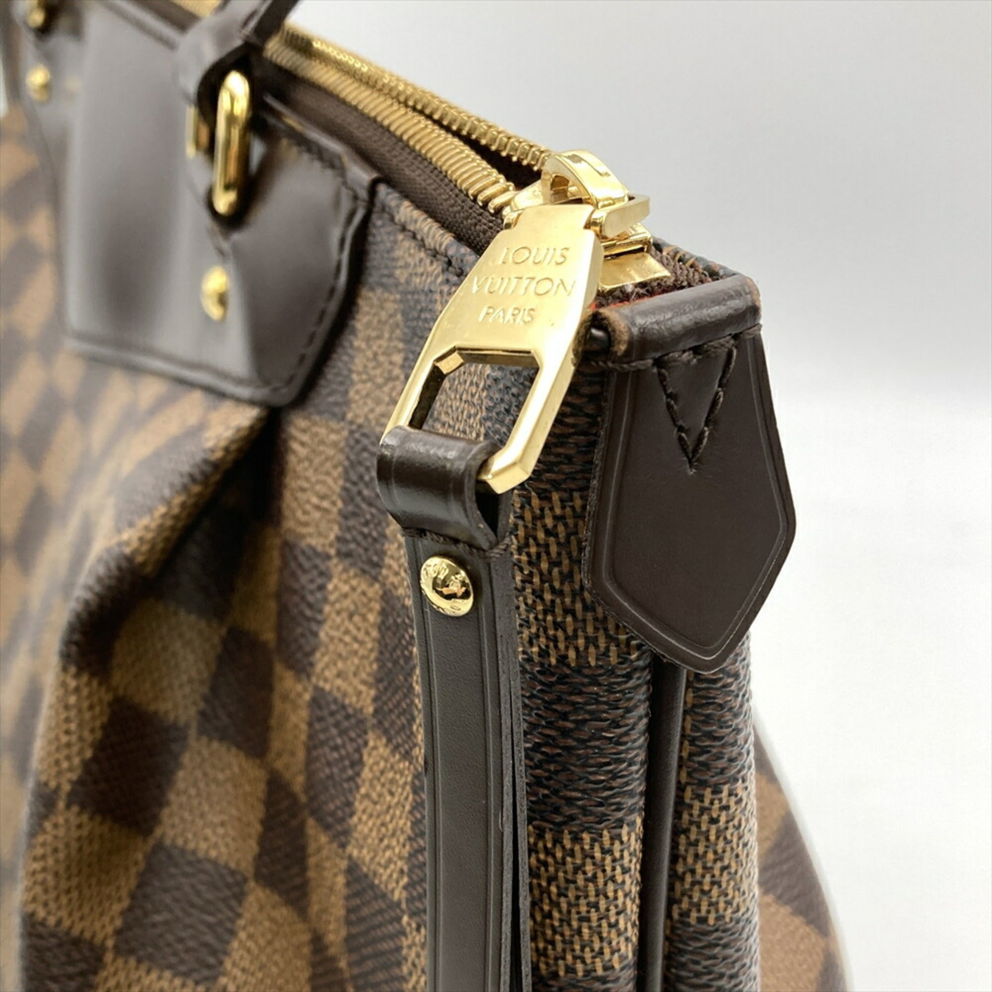Louis Vuitton Brown Damier Canvas Tote Bag (Pre-Owned)