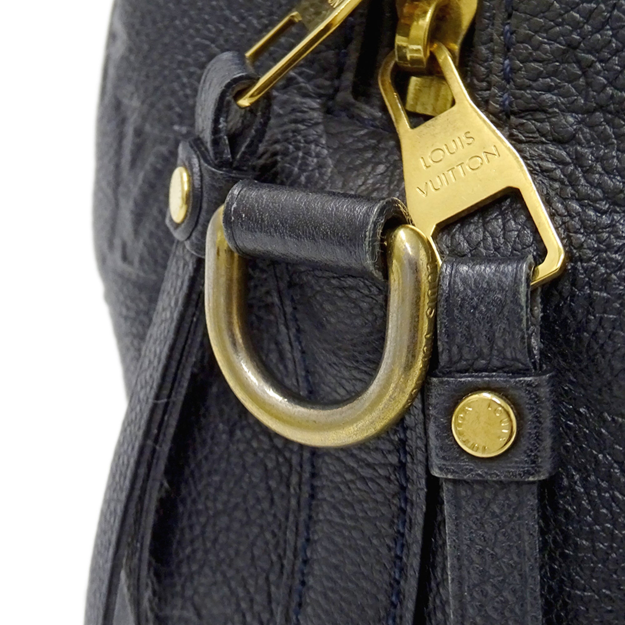 Louis Vuitton Infini Navy Monogram Empreinte Handbag Shoulder Bag (Pre-Owned)