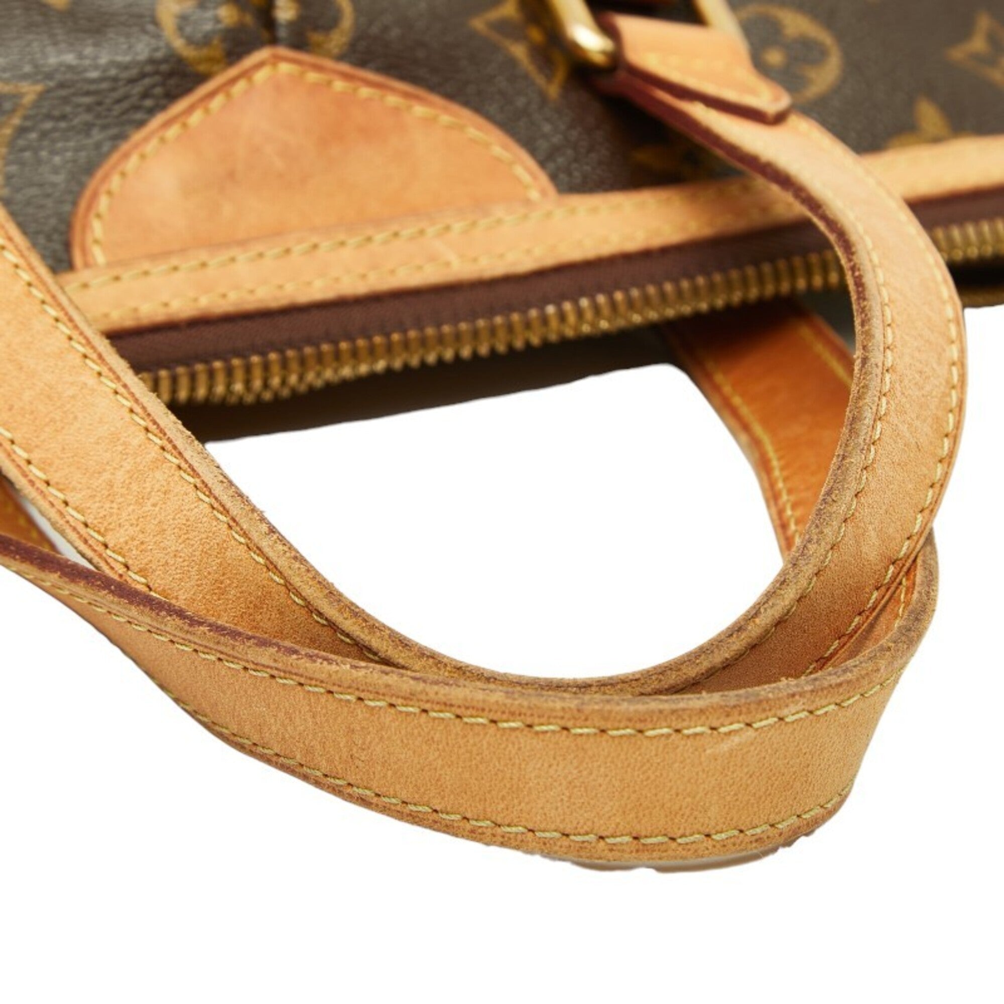Louis Vuitton Black Brown Pvc Leather Handbag (Pre-Owned)