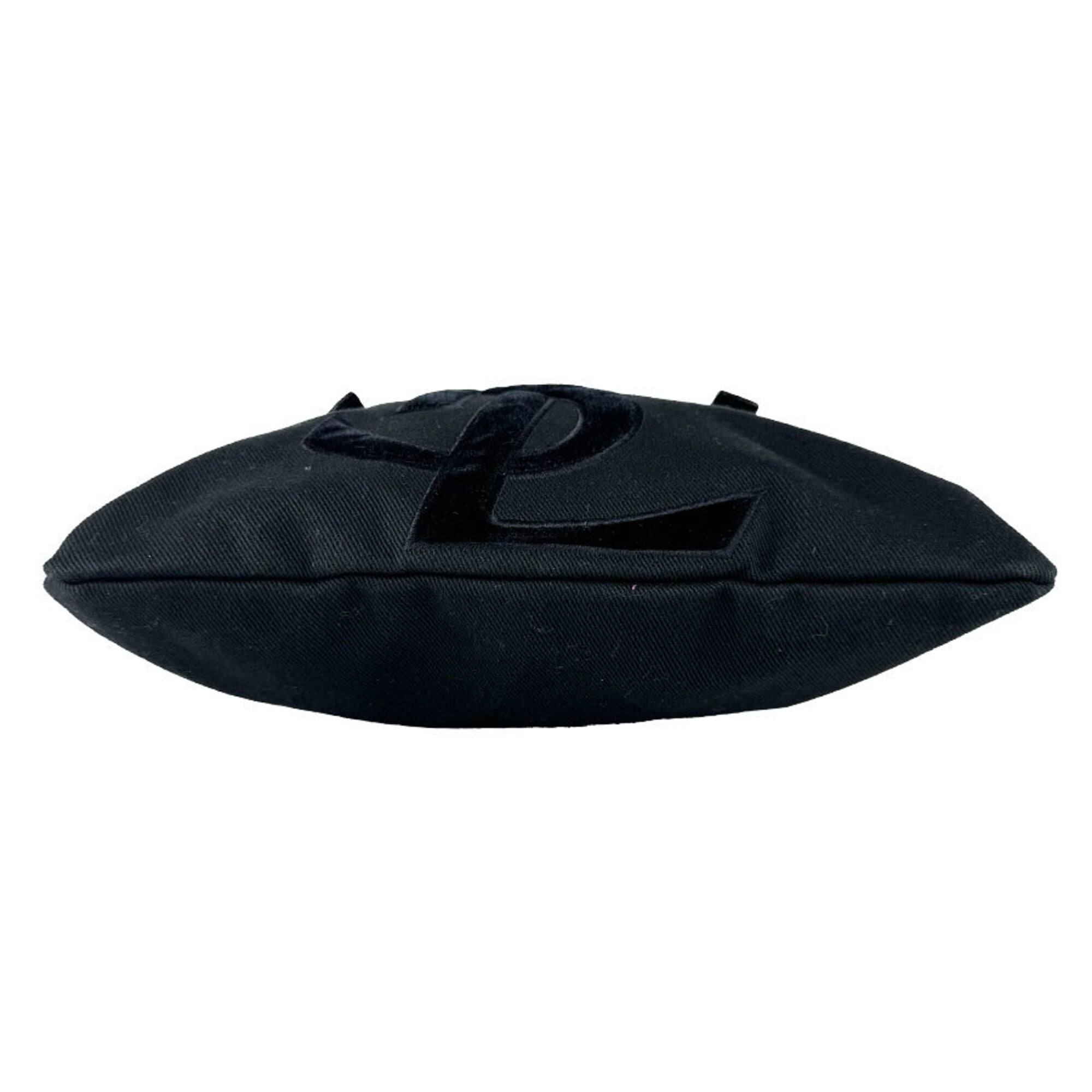 Saint Laurent Black Canvas Handbag (Pre-Owned)