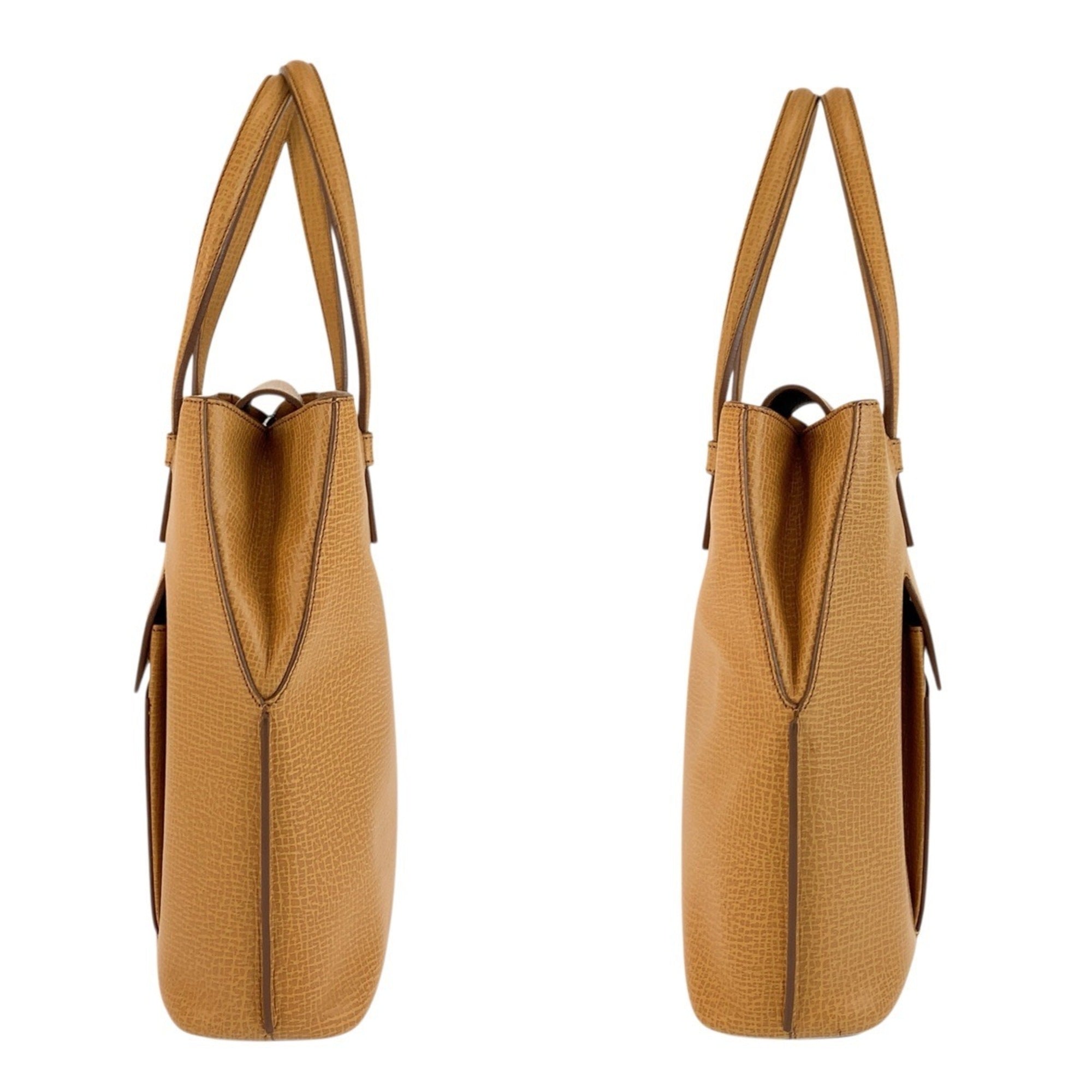 Loewe Beige Leather Handbag Tote Bag (Pre-Owned)