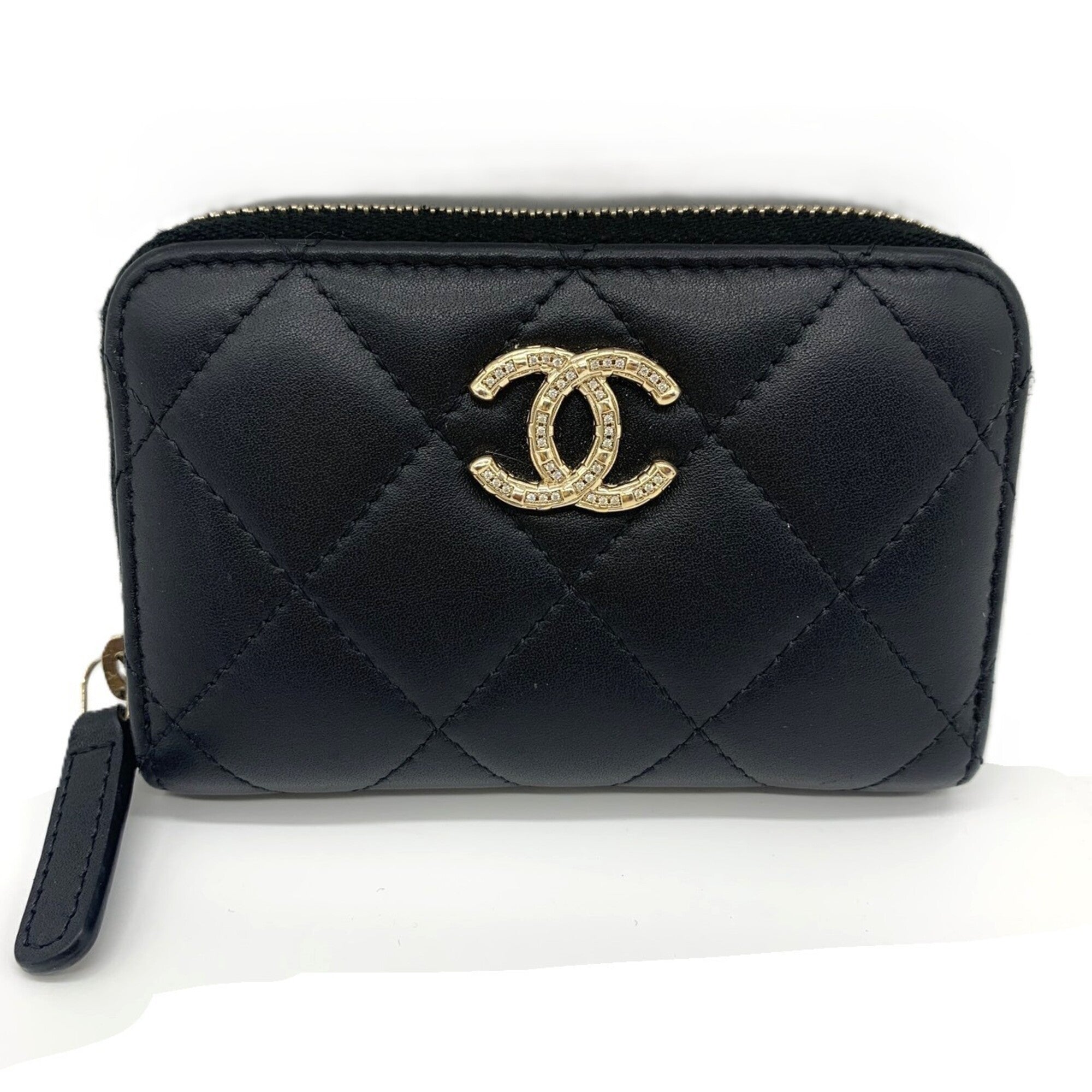 Chanel Matelasse Leather Coin Purse/Coin Case (Pre-Owned)