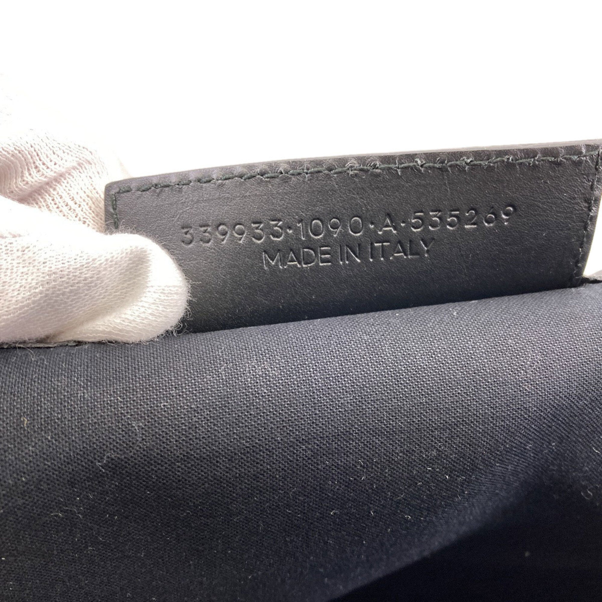 Balenciaga Black Canvas Handbag Pouch (Pre-Owned)