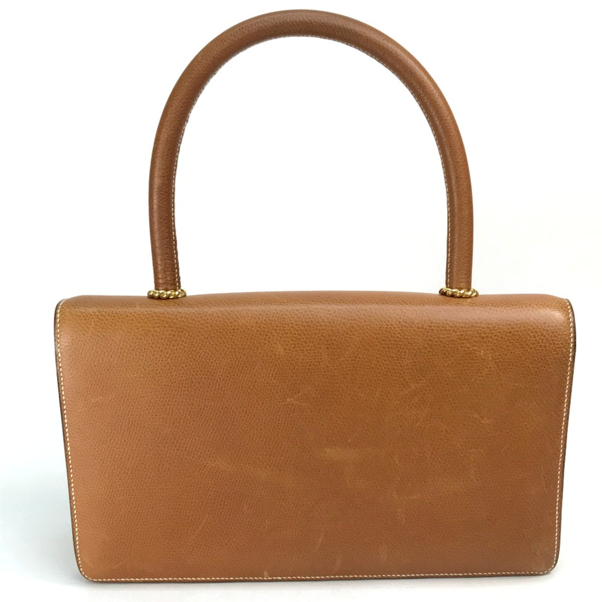 Hermes Brown Leather Handbag (Pre-Owned)