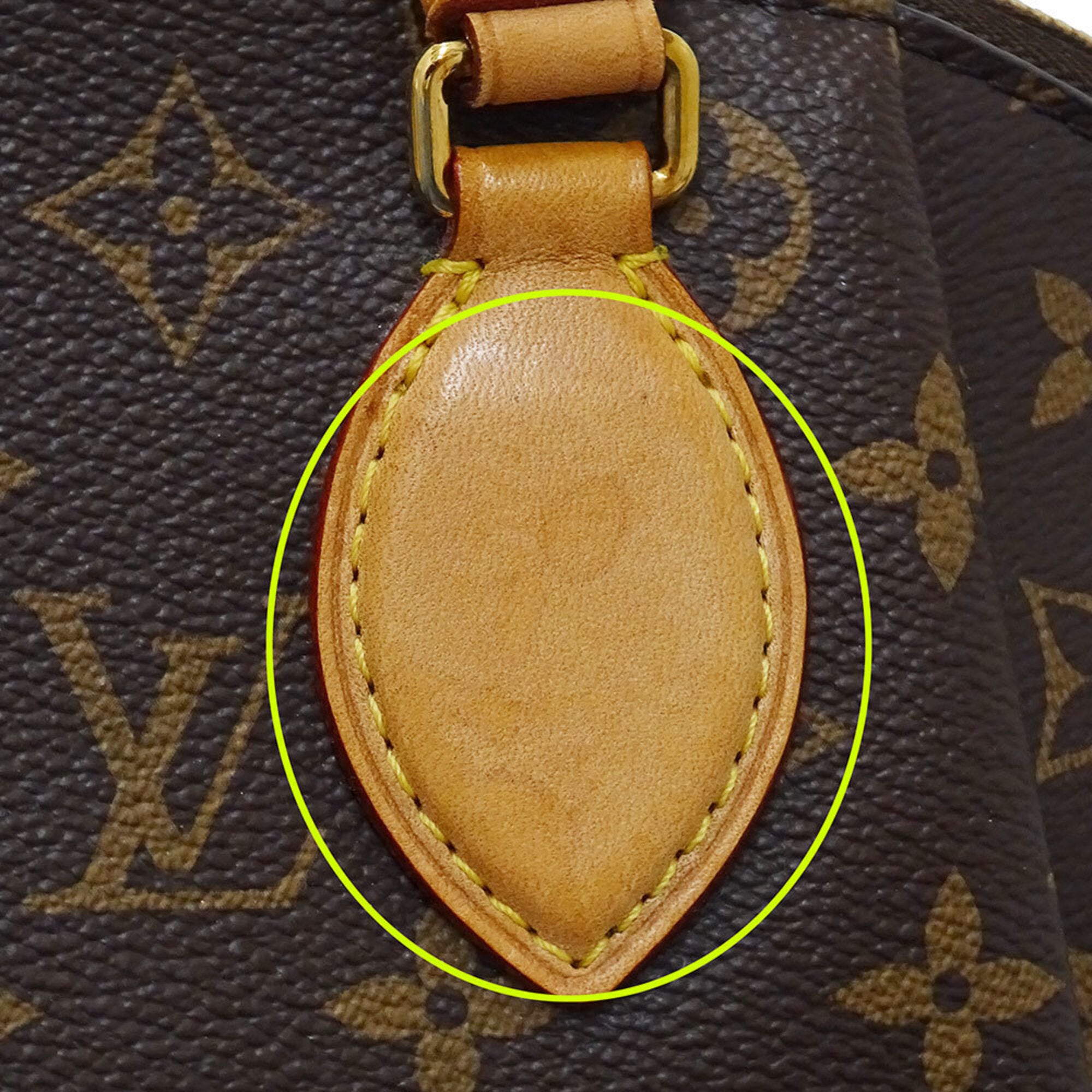 Louis Vuitton Brown Monogram Canvas Handbag Shoulder Bag (Pre-Owned)
