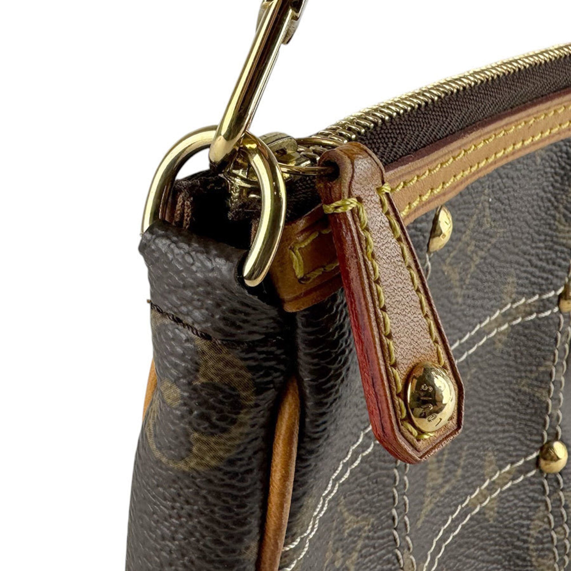 Louis Vuitton Brown Monogram Handbag Pochette (Pre-Owned)