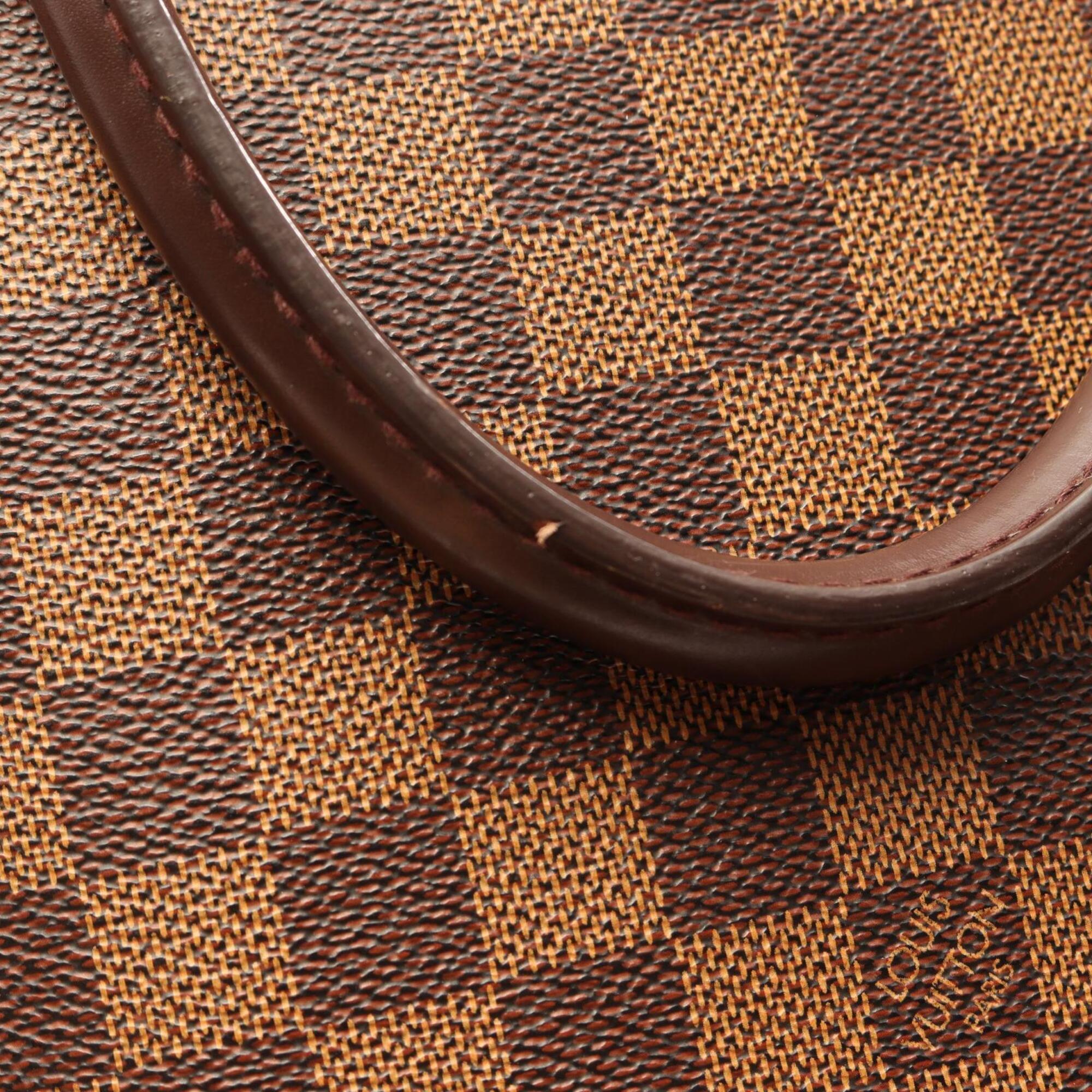 Louis Vuitton Brown Coated Canvas Pvc Leather Handbag Tote Bag (Pre-Owned)