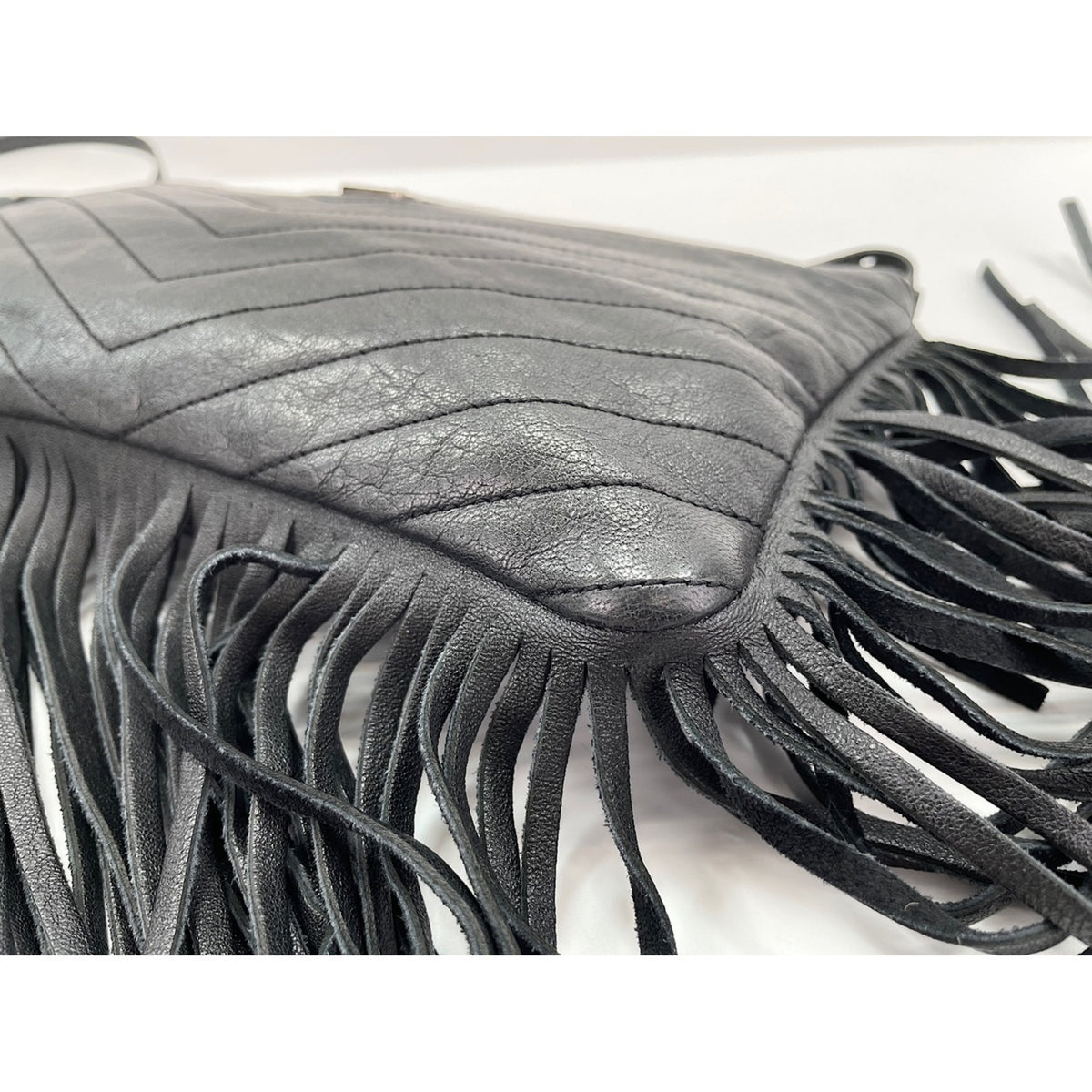 Yves Saint Laurent Black Clear Shoulder Bag (Pre-Owned)