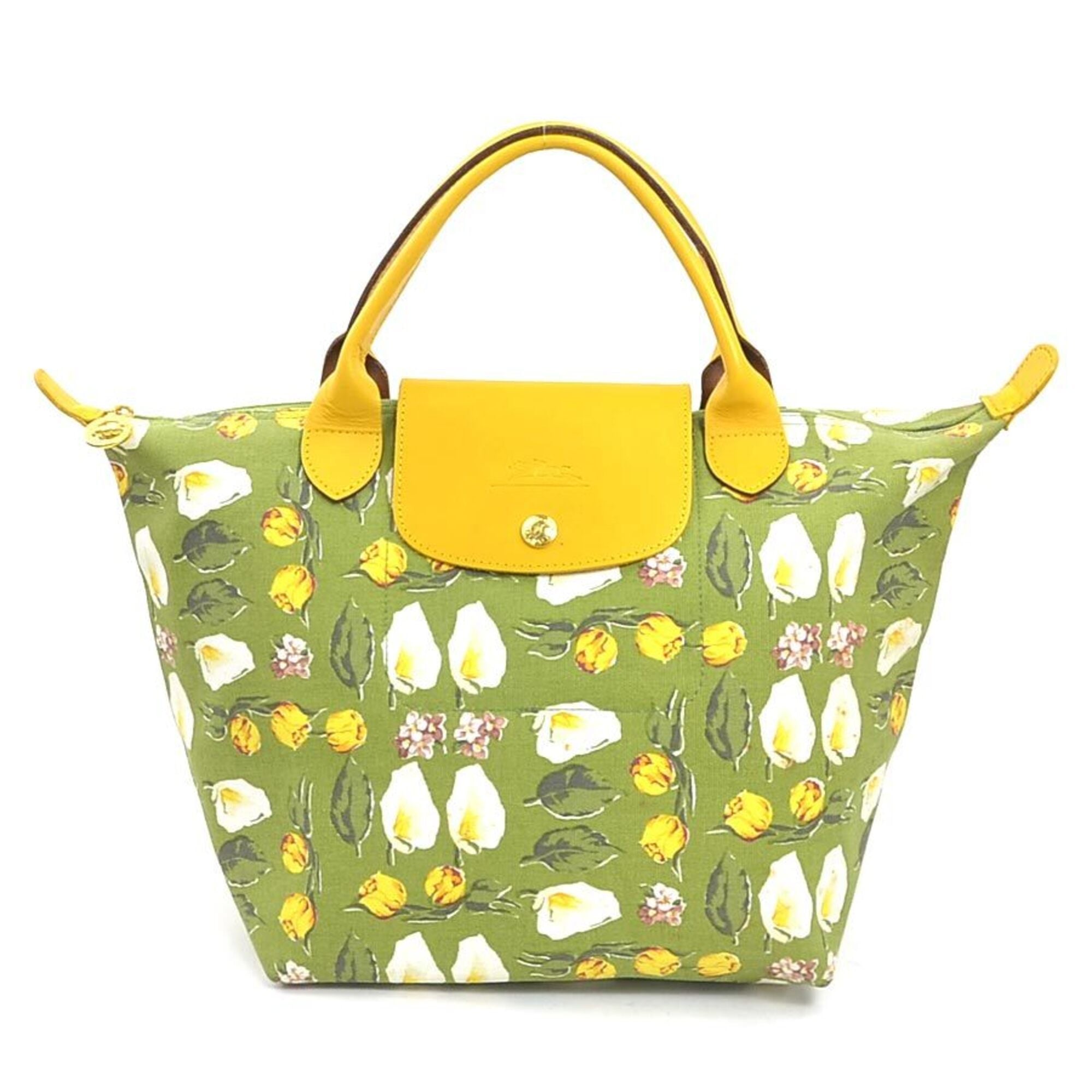 Longchamp Multi-Color Canvas Handbag (Pre-Owned)