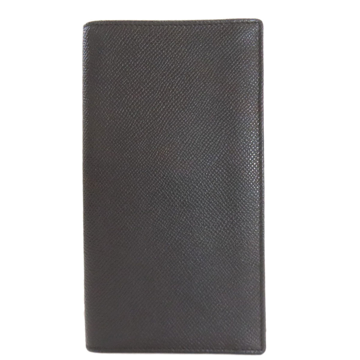 Bvlgari Black Leather Long Wallet (Bi-Fold) (Pre-Owned)