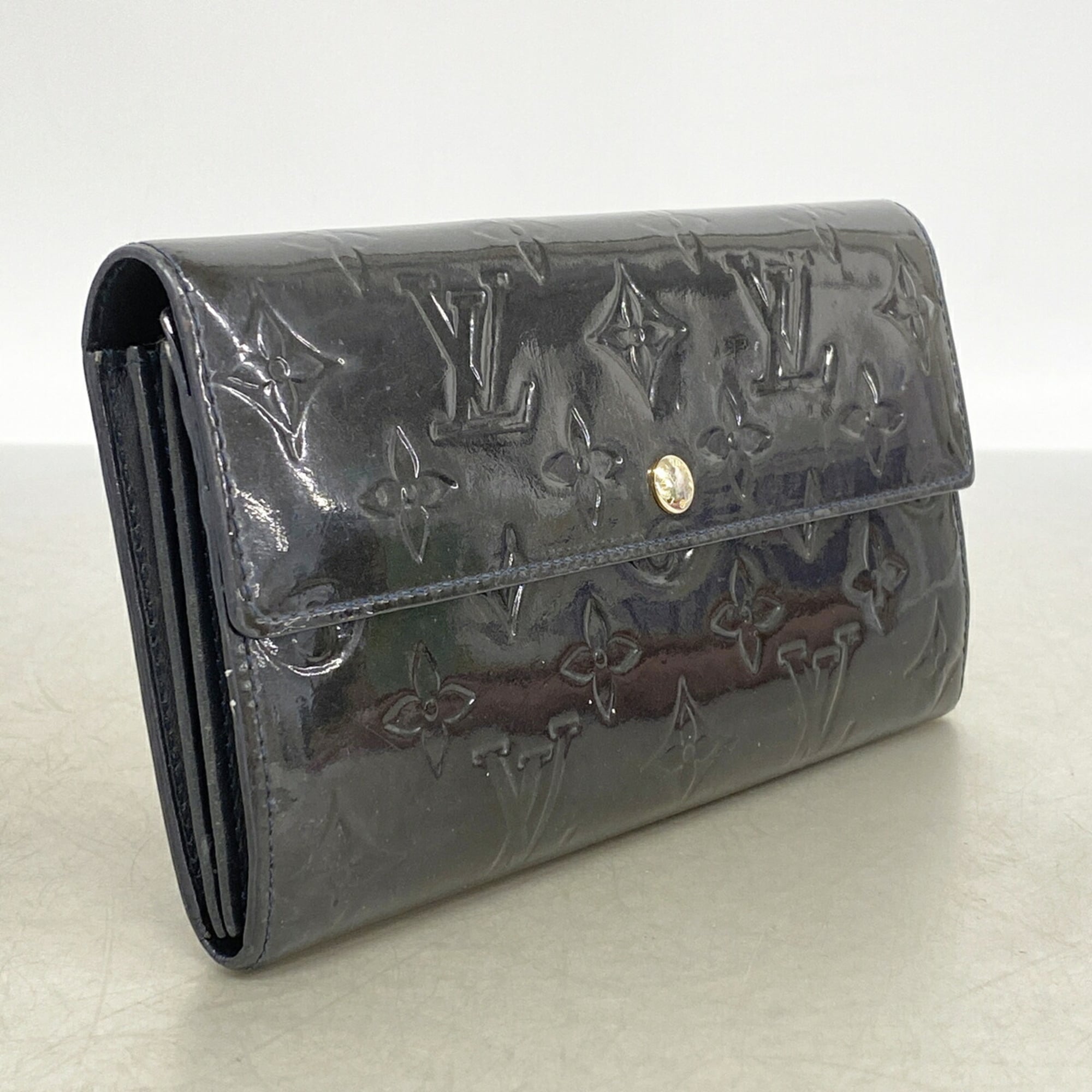 Louis Vuitton Blue Infini Long Wallet (Bi-Fold) (Pre-Owned)