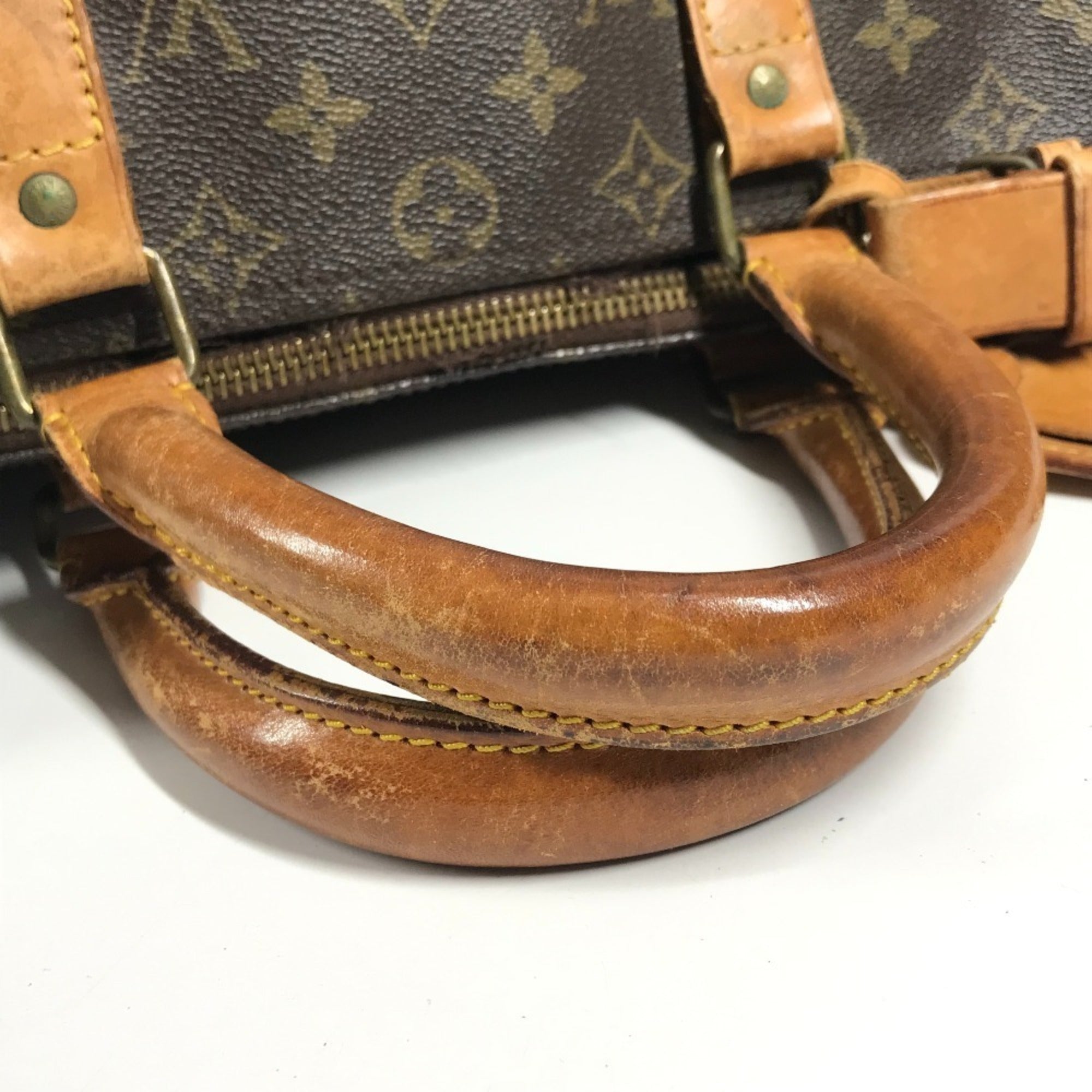 Louis Vuitton Brown Monogram Canvas Boston Bag Handbag (Pre-Owned)