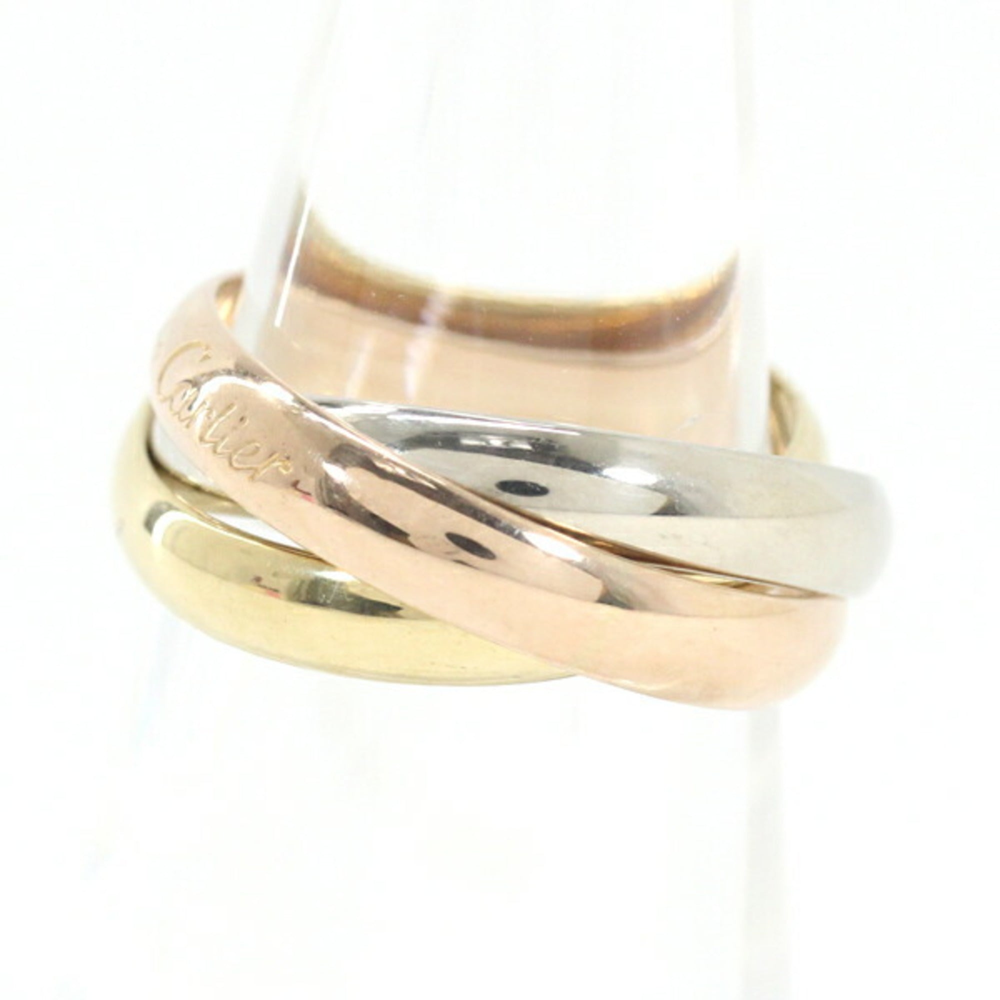 Cartier Pink Gold White Gold Yellow Gold Yellow Gold (18K) Pink Gold (18K) White Gold (18K) Band Ring (Pre-Owned)