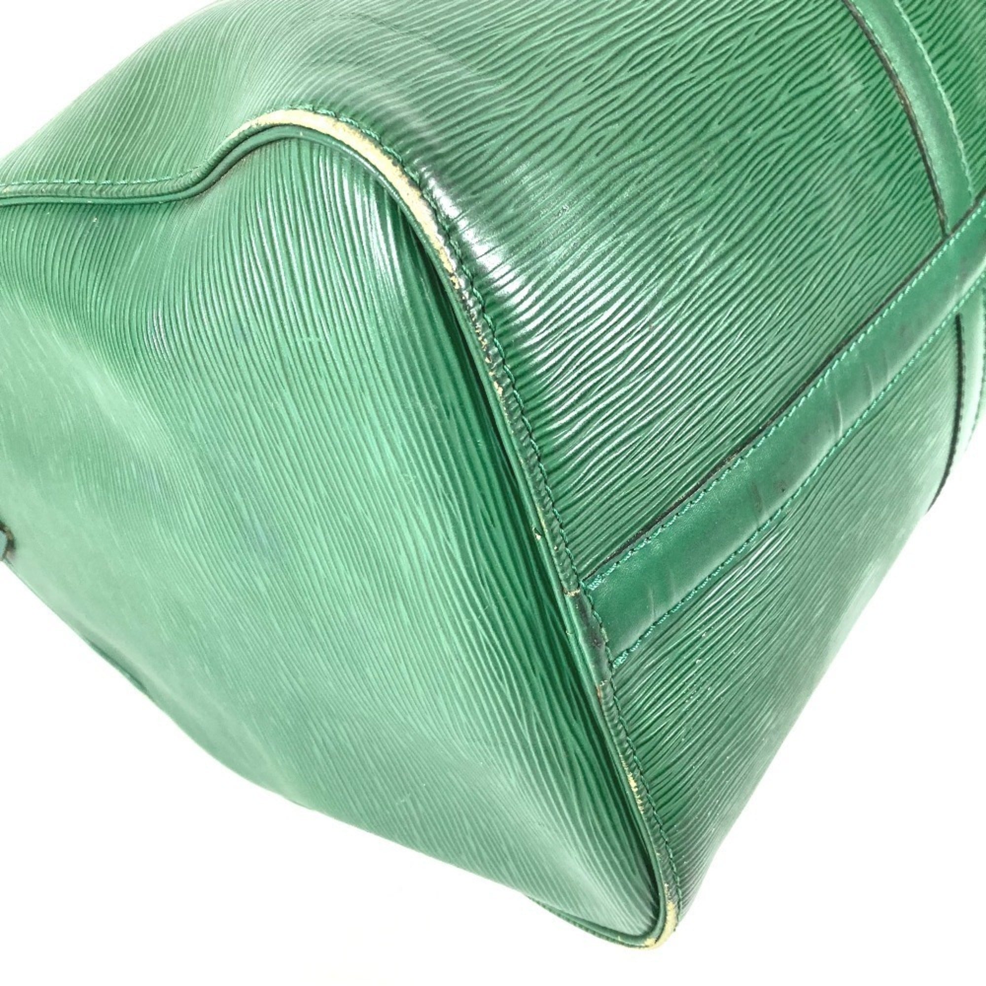 Louis Vuitton Epi Borneo Green Epi Leather Boston Bag Handbag (Pre-Owned)