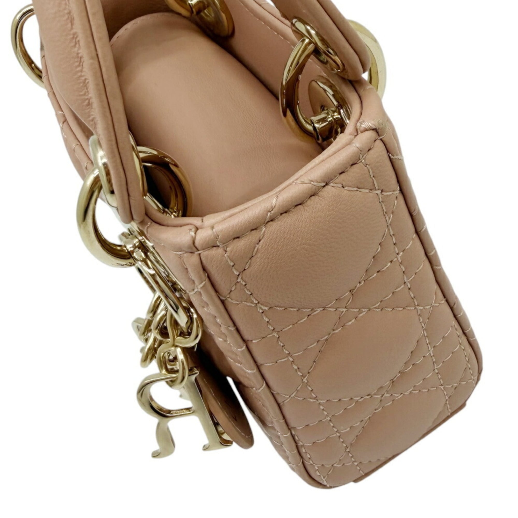 Christian Dior Pink Leather Shoulder Bag (Pre-Owned)