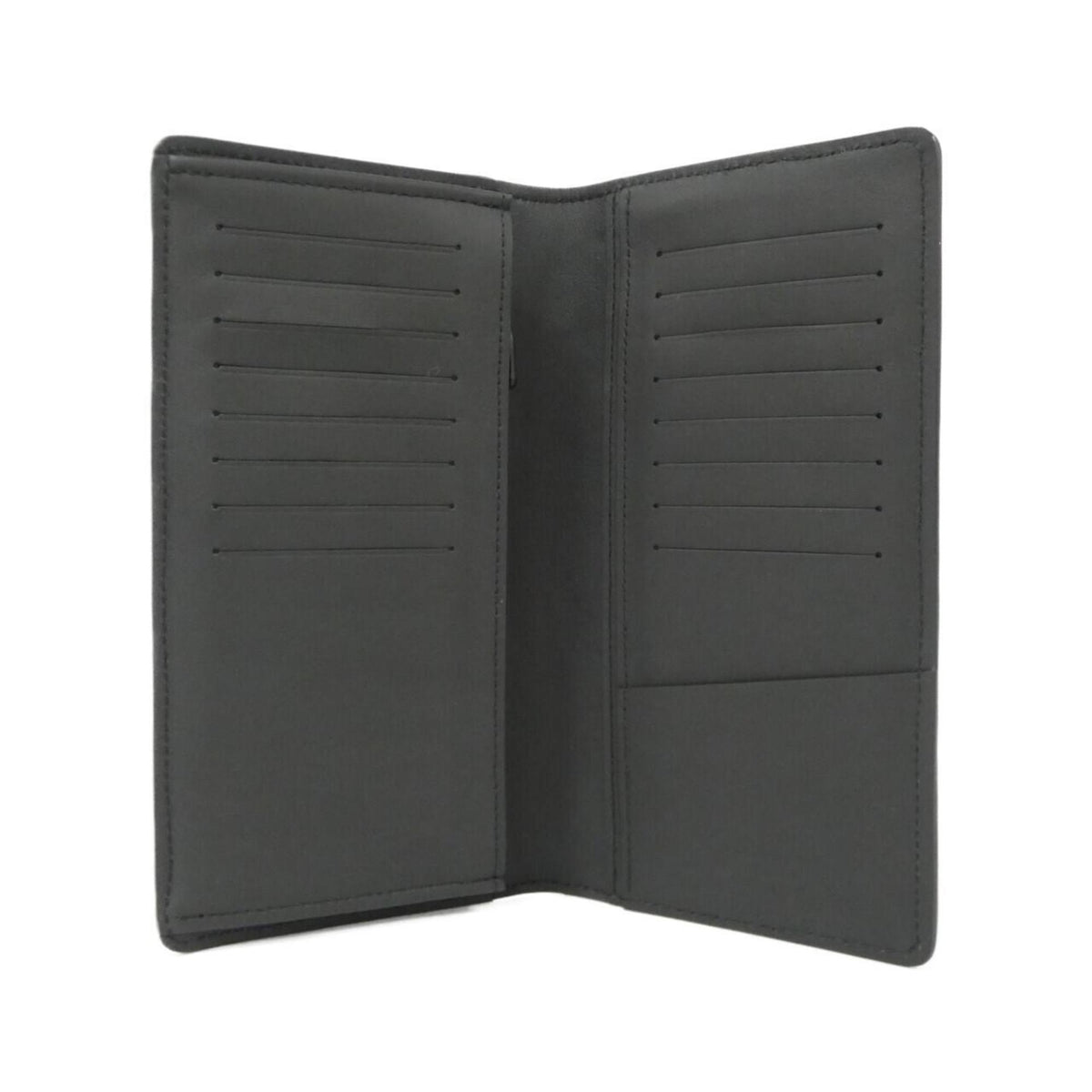 Louis Vuitton Taurillon Black Leather Long Wallet (Bi-Fold) (Pre-Owned)
