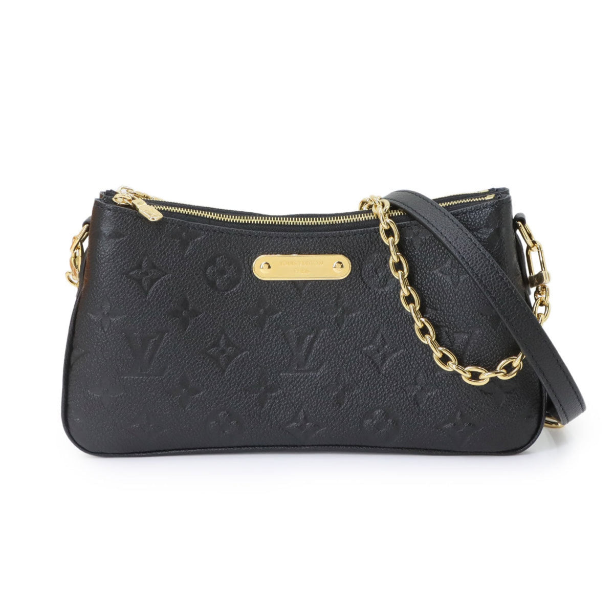 Louis Vuitton Black Monogram Empreinte Leather Handbag Shoulder Bag (Pre-Owned)