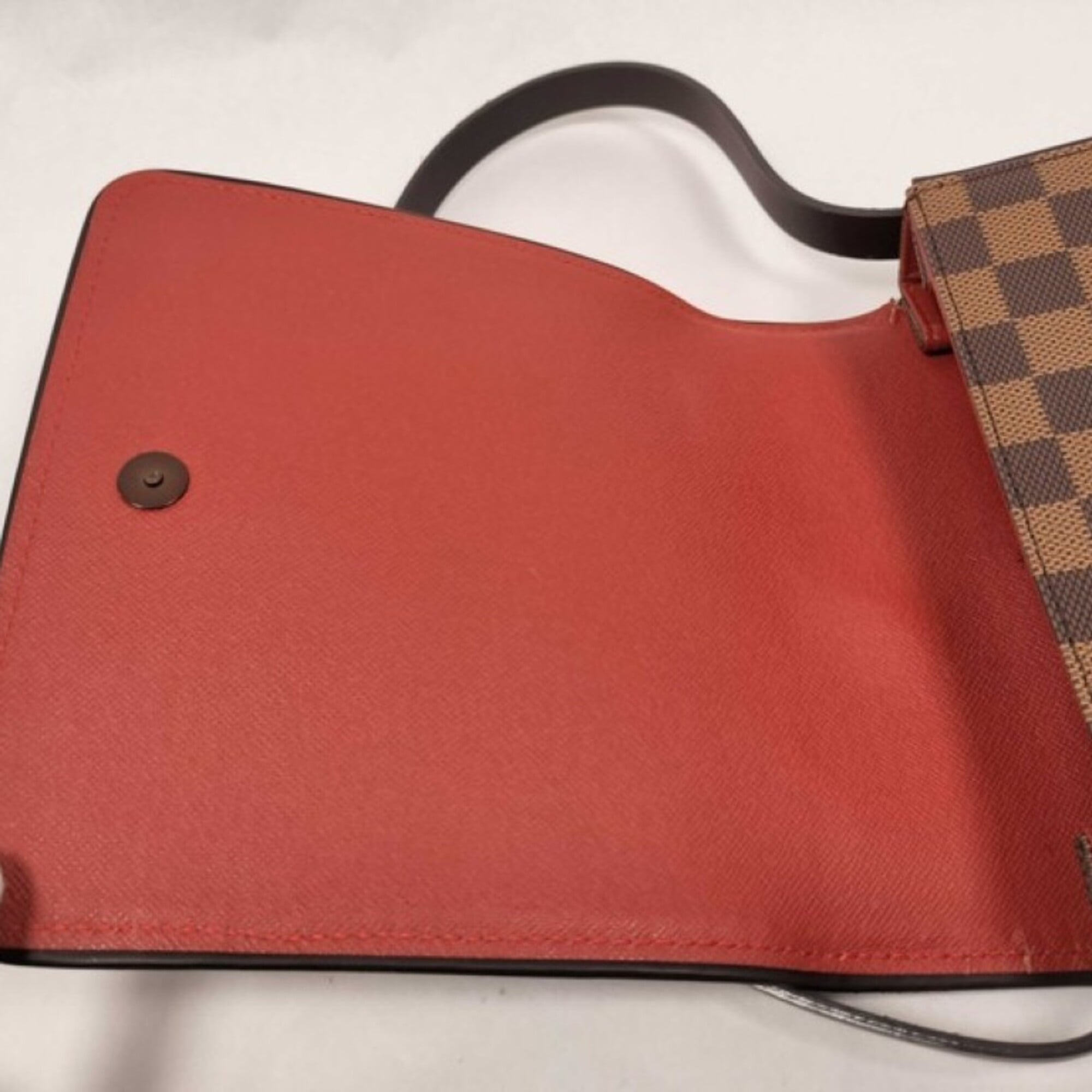 Louis Vuitton Brown Damier Canvas Ebene Damier Canvas Shoulder Bag (Pre-Owned)