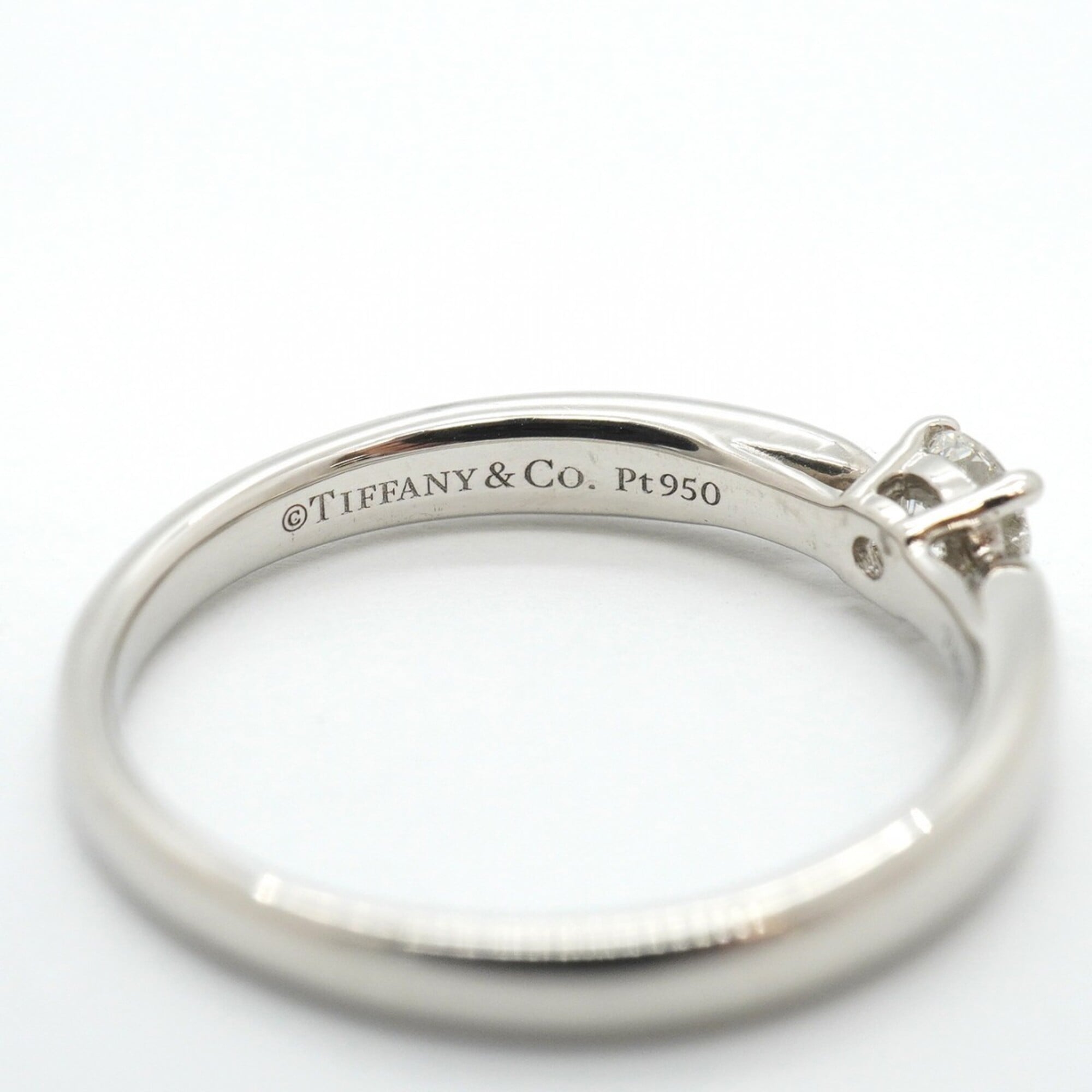 Tiffany Platinum 950 Band Ring (Pre-Owned)