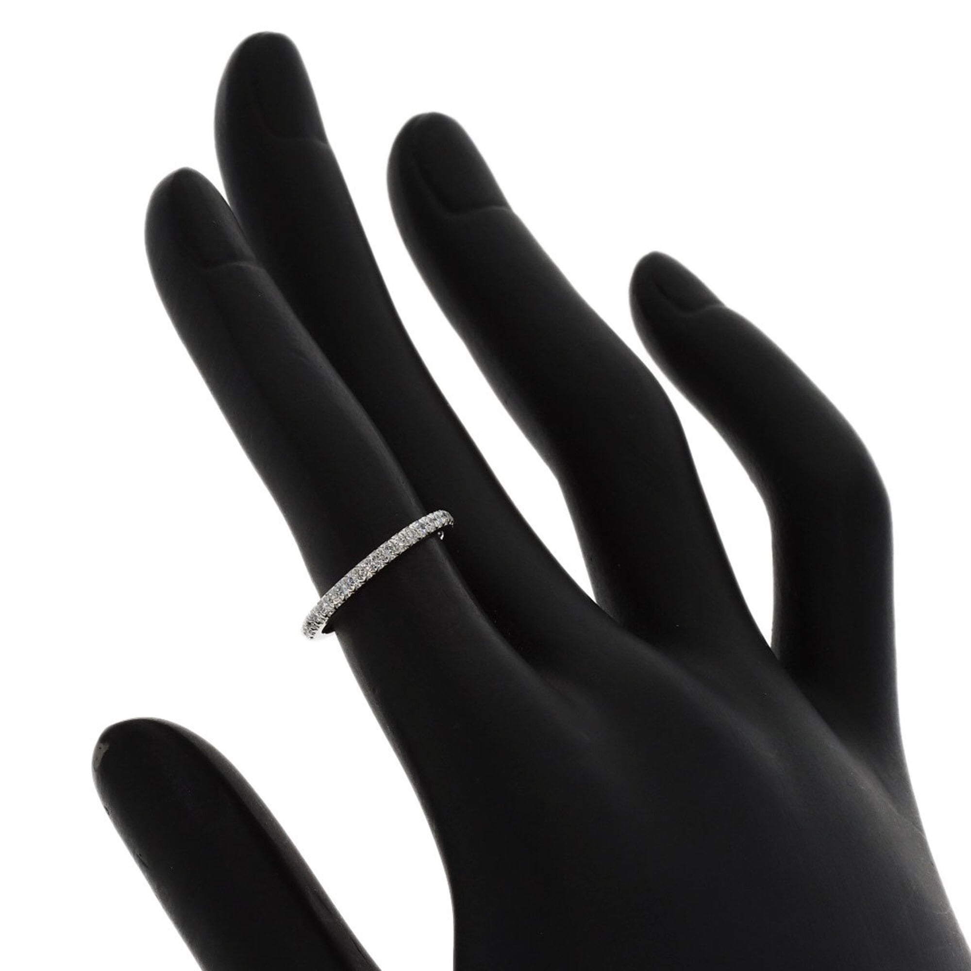 Tiffany Platinum Platinum 950 Band Ring (Pre-Owned)