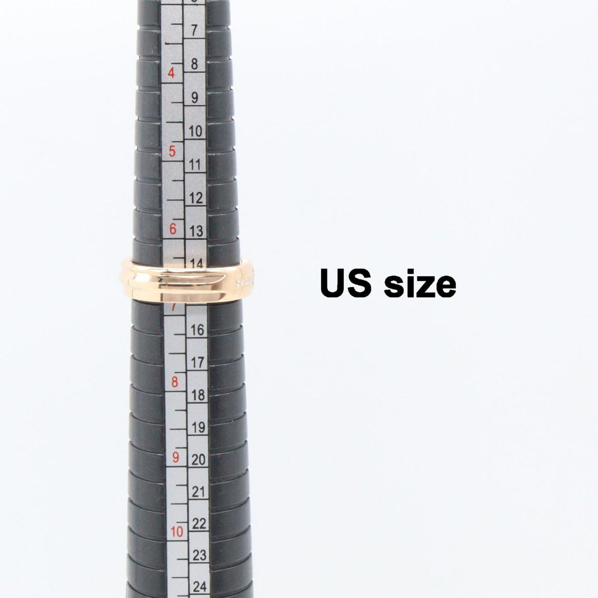 Tiffany Gold Clear Pink Gold (18K) Band Ring (Pre-Owned)