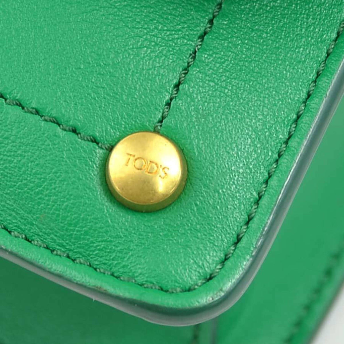Tod's Green Leather Fanny Pack Shoulder Bag (Pre-Owned)