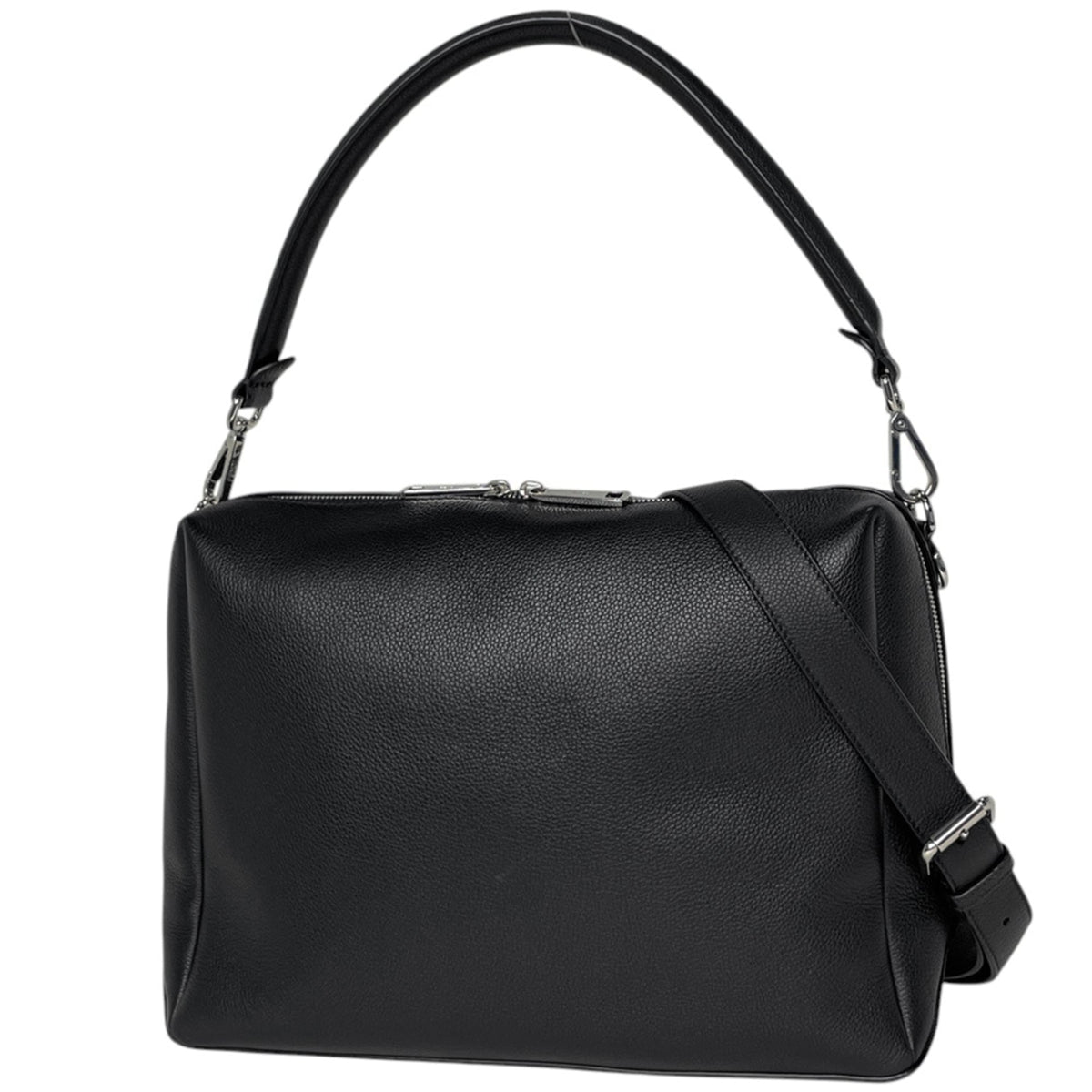 Fendi Black Leather Handbag (Pre-Owned)