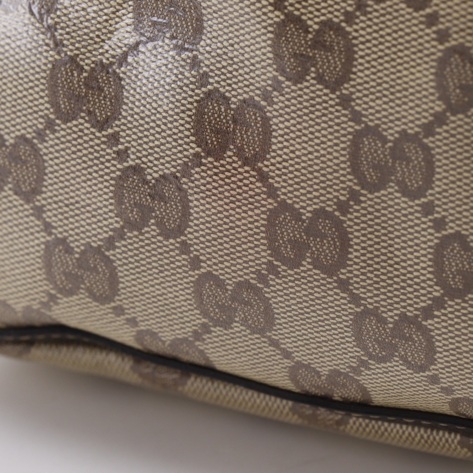 Gucci Brown Gg Crystal Tote Bag (Pre-Owned)