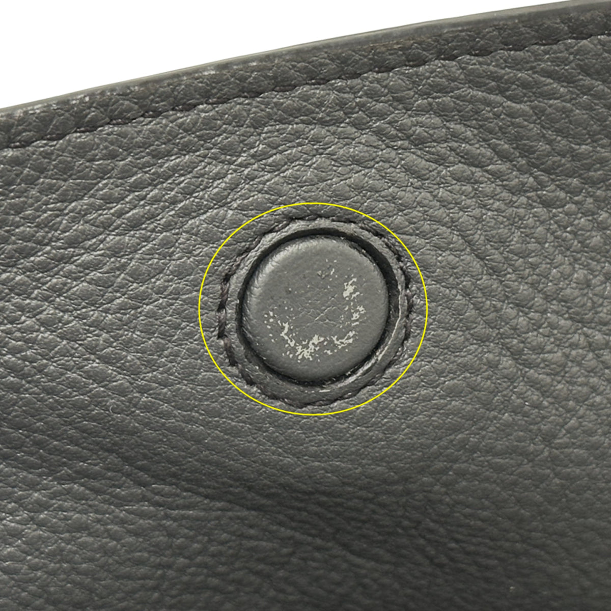Prada Gray Leather Tote Bag (Pre-Owned)