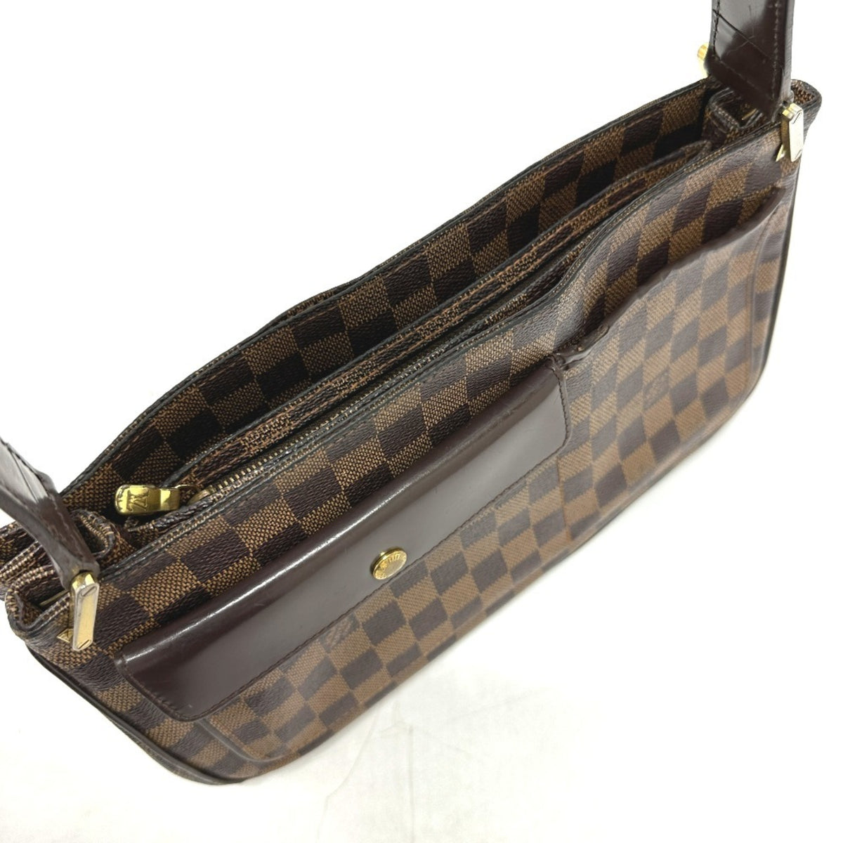 Louis Vuitton Damier Brown Ebene Damier Canvas Shoulder Bag (Pre-Owned)