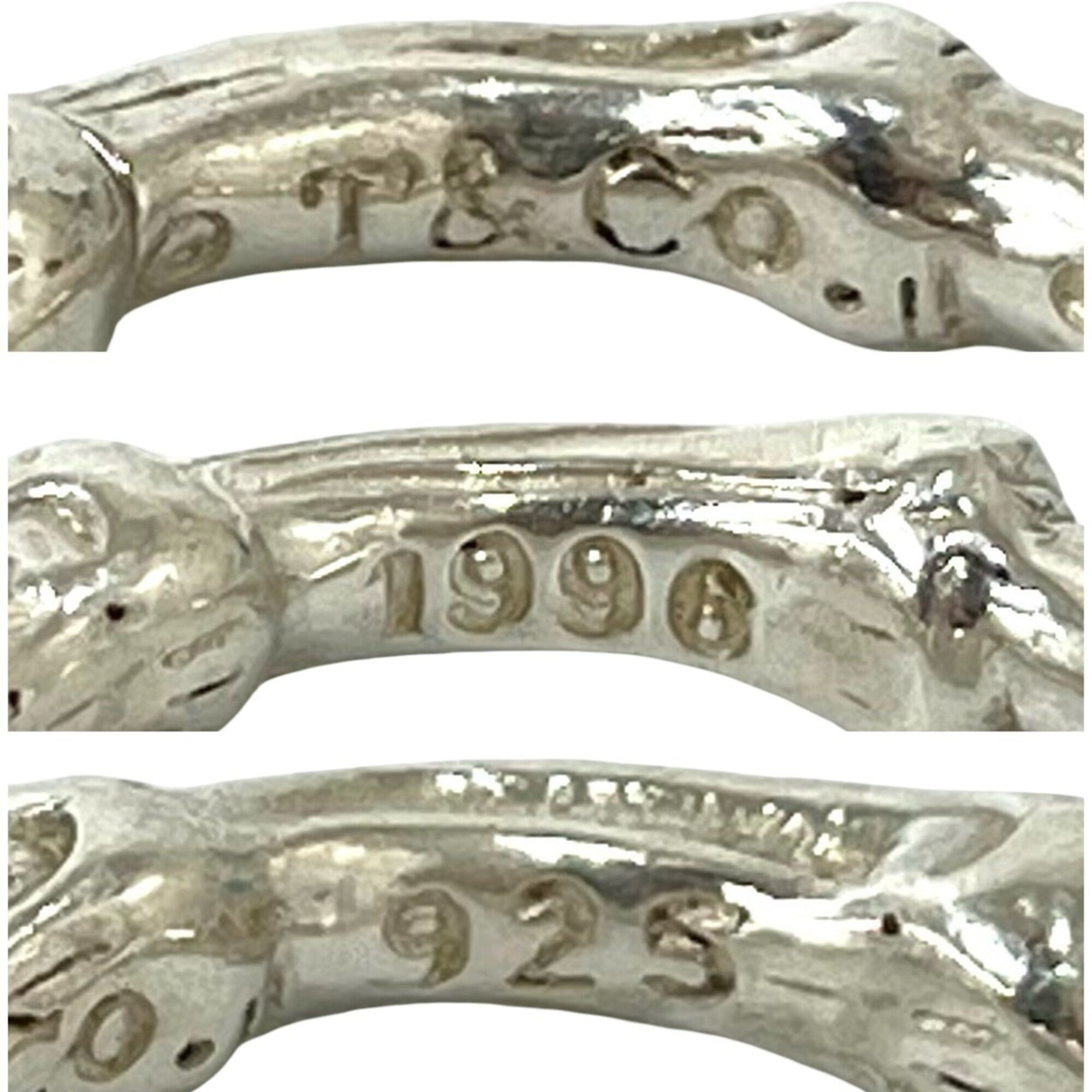 Tiffany Silver Silver 925 Band Ring (Pre-Owned)