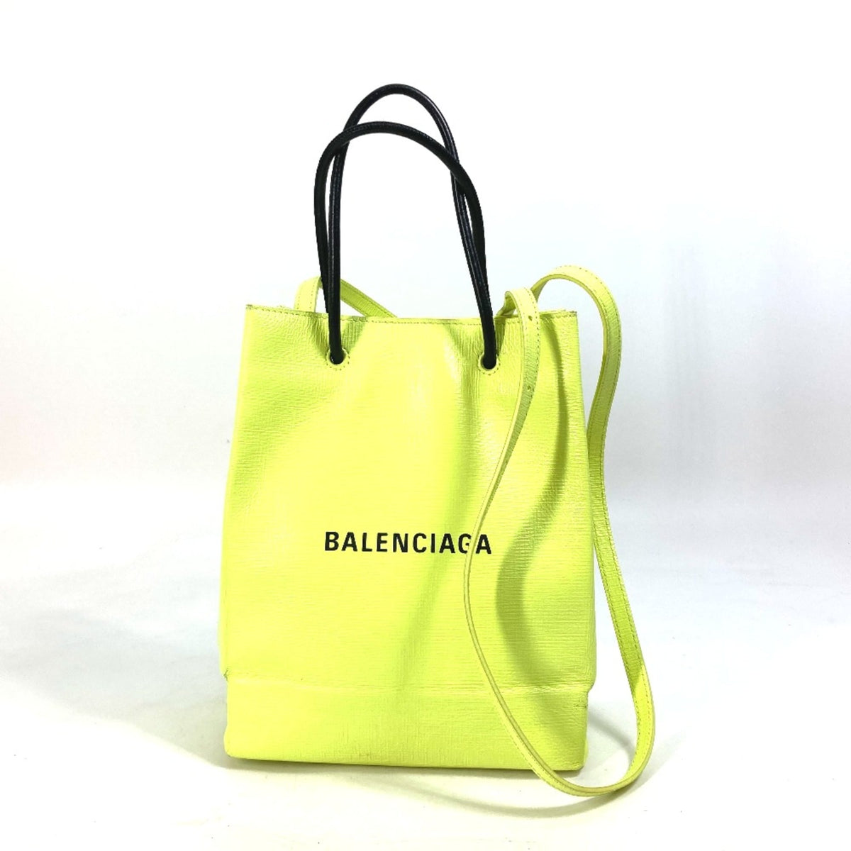 Balenciaga Yellow Leather Tote Bag (Pre-Owned)