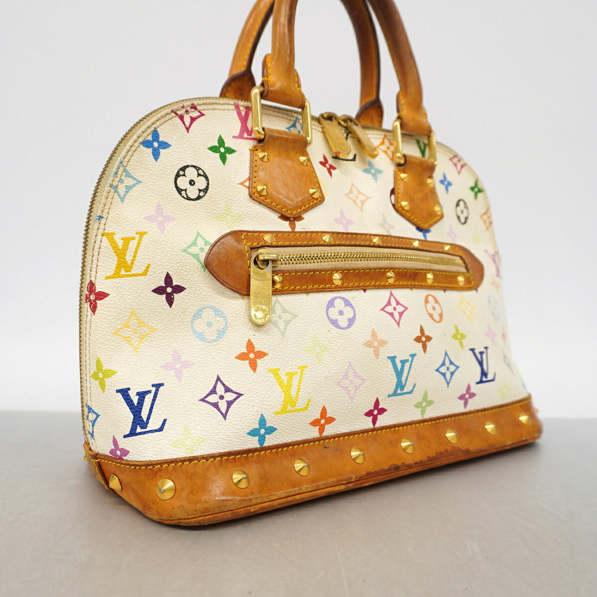 Louis Vuitton Blanc Handbag (Pre-Owned)