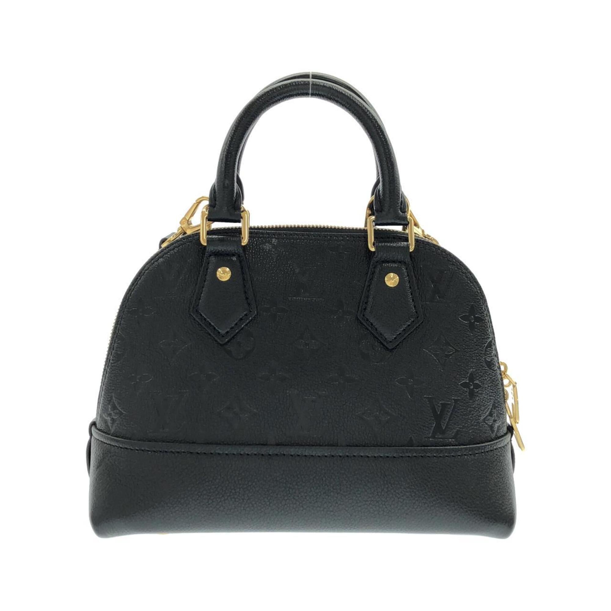 Louis Vuitton Black Leather Handbag (Pre-Owned)