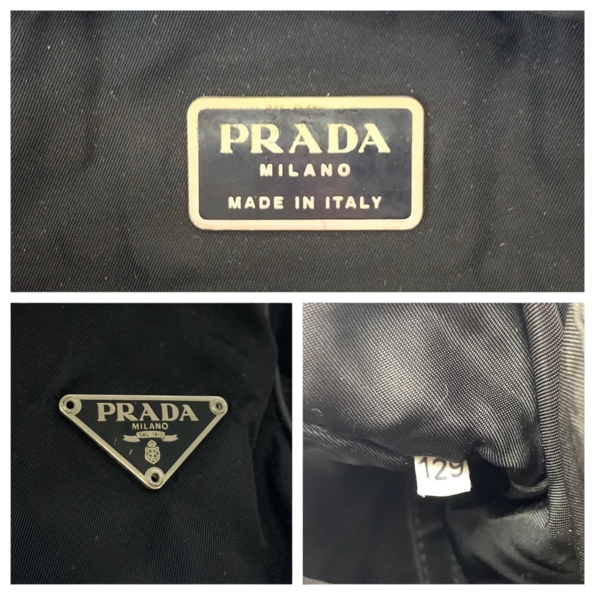 Prada Black Nylon Backpack (Pre-Owned)