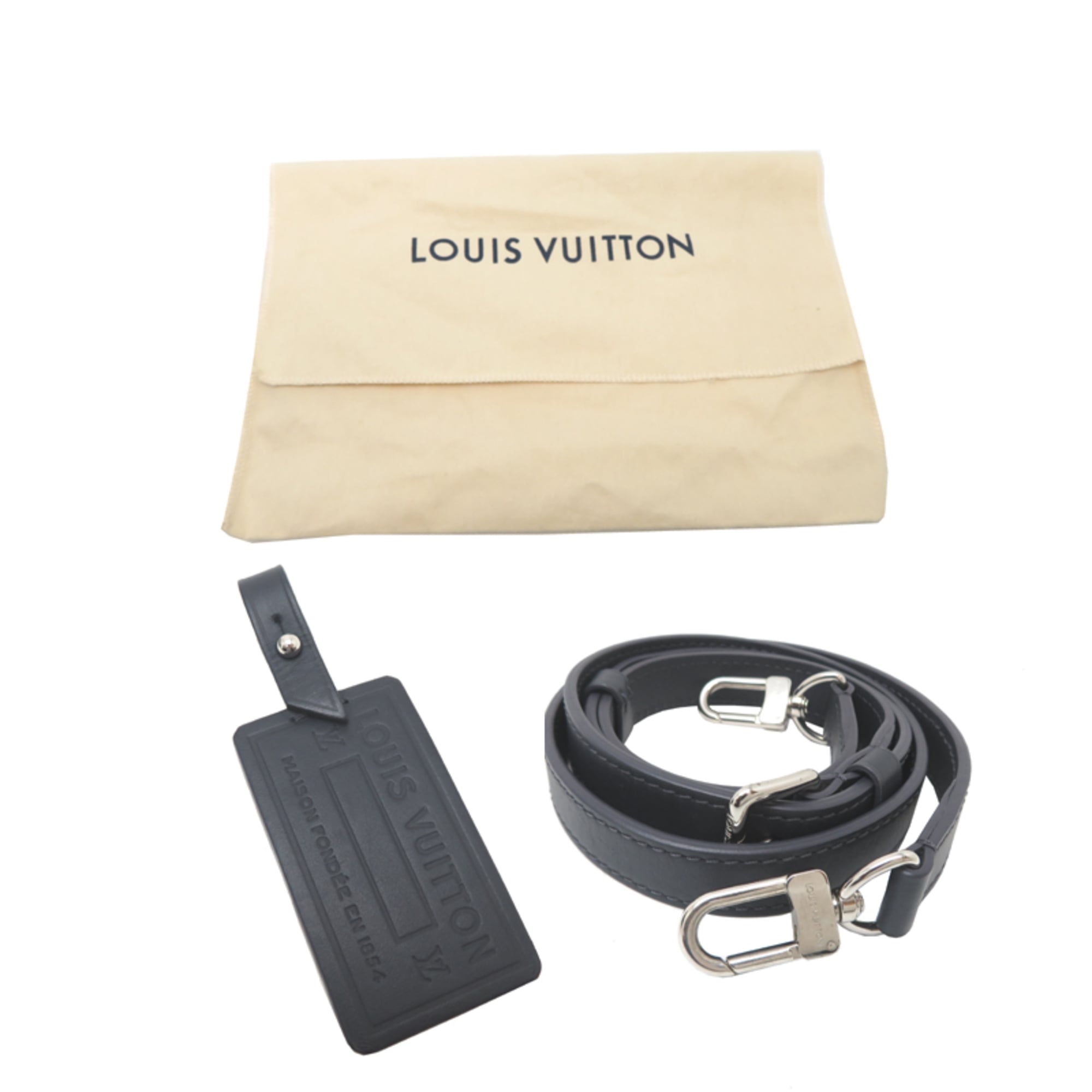 Louis Vuitton Navy Blue Shoulder Bag (Pre-Owned)