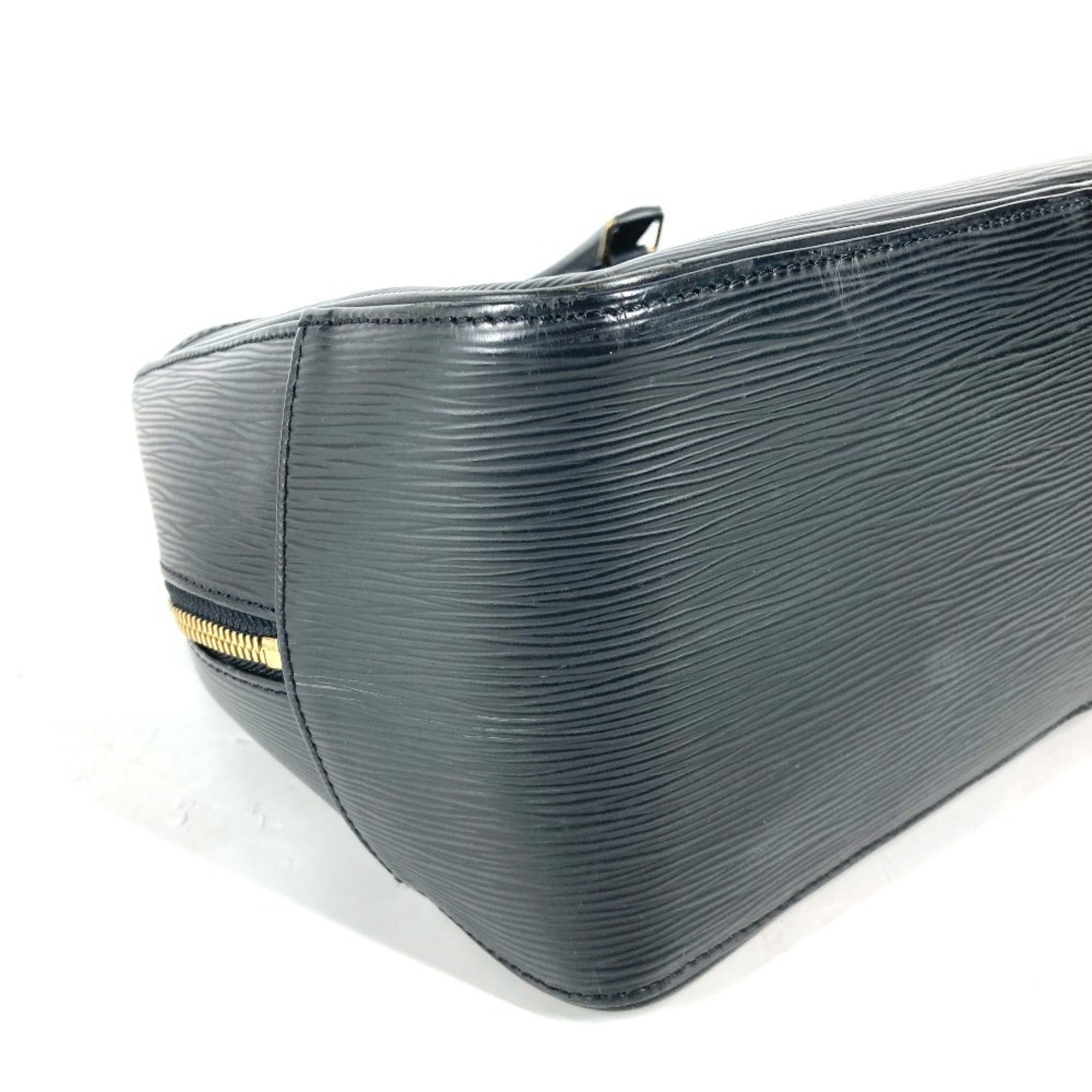 Louis Vuitton Black Noir Epi Leather Handbag Tote Bag (Pre-Owned)
