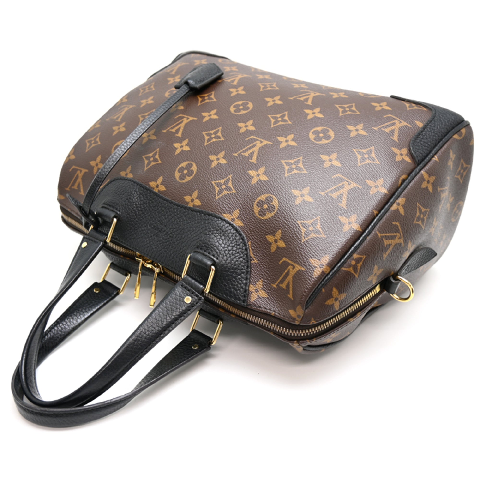 Louis Vuitton Black Brown Noir Monogram Handbag (Pre-Owned)