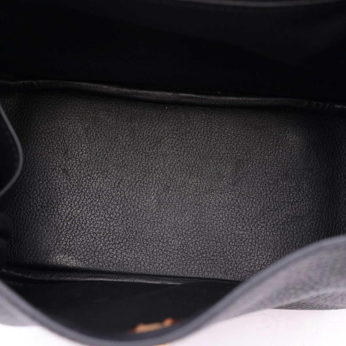 Hermes Black Taurillon Clemence Leather Handbag Shoulder Bag (Pre-Owned)