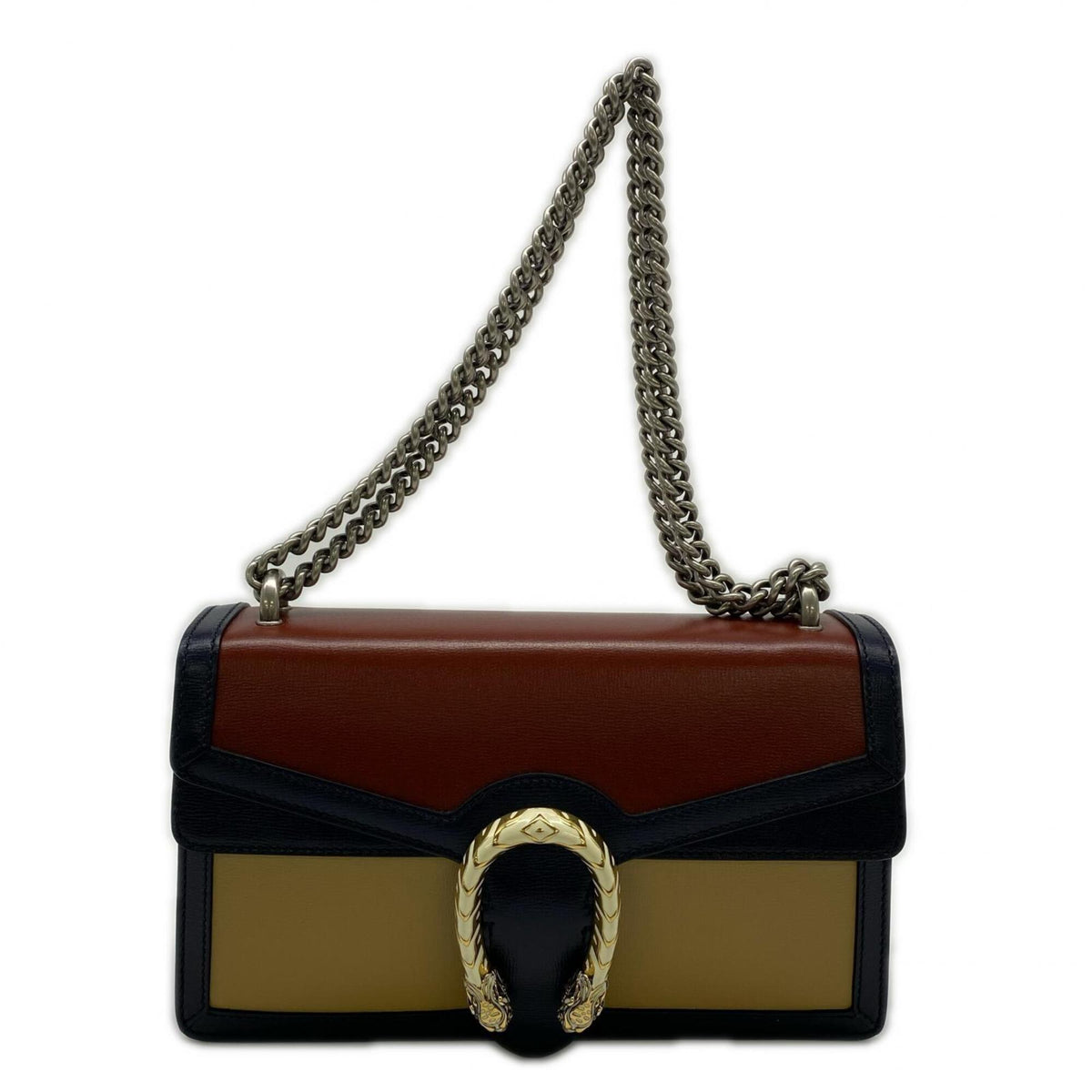 Gucci Multi-Color Leather Chain/Shoulder Wallet (Pre-Owned)