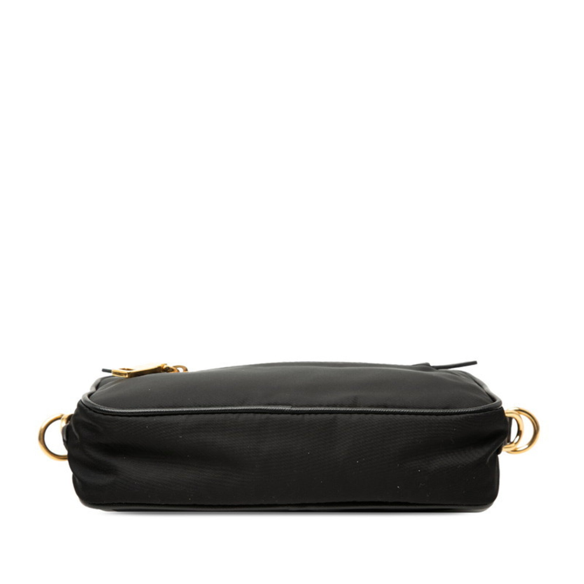 Prada Black Nylon Shoulder Bag (Pre-Owned)