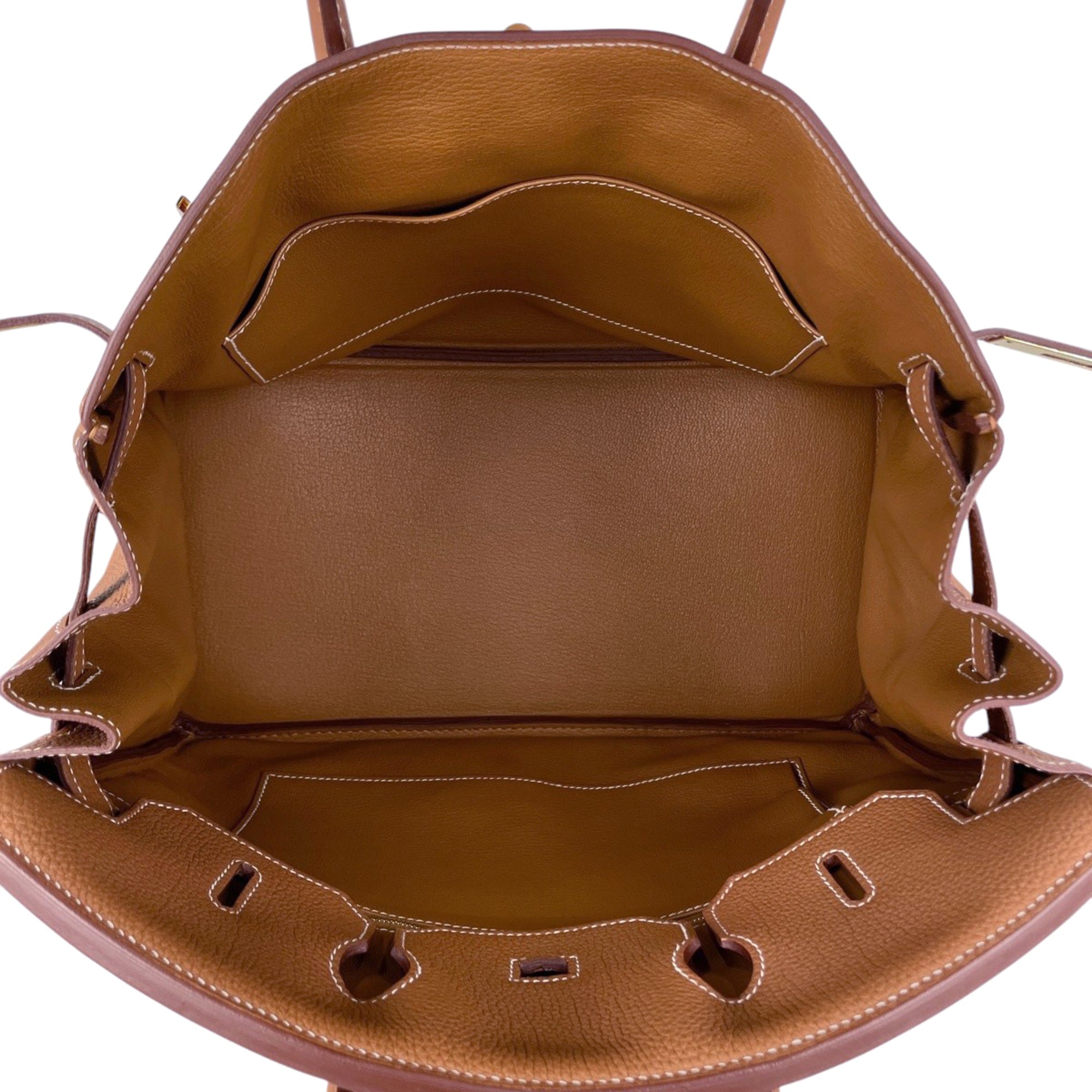 Hermes Birkin Brown Togo Leather Handbag (Pre-Owned)