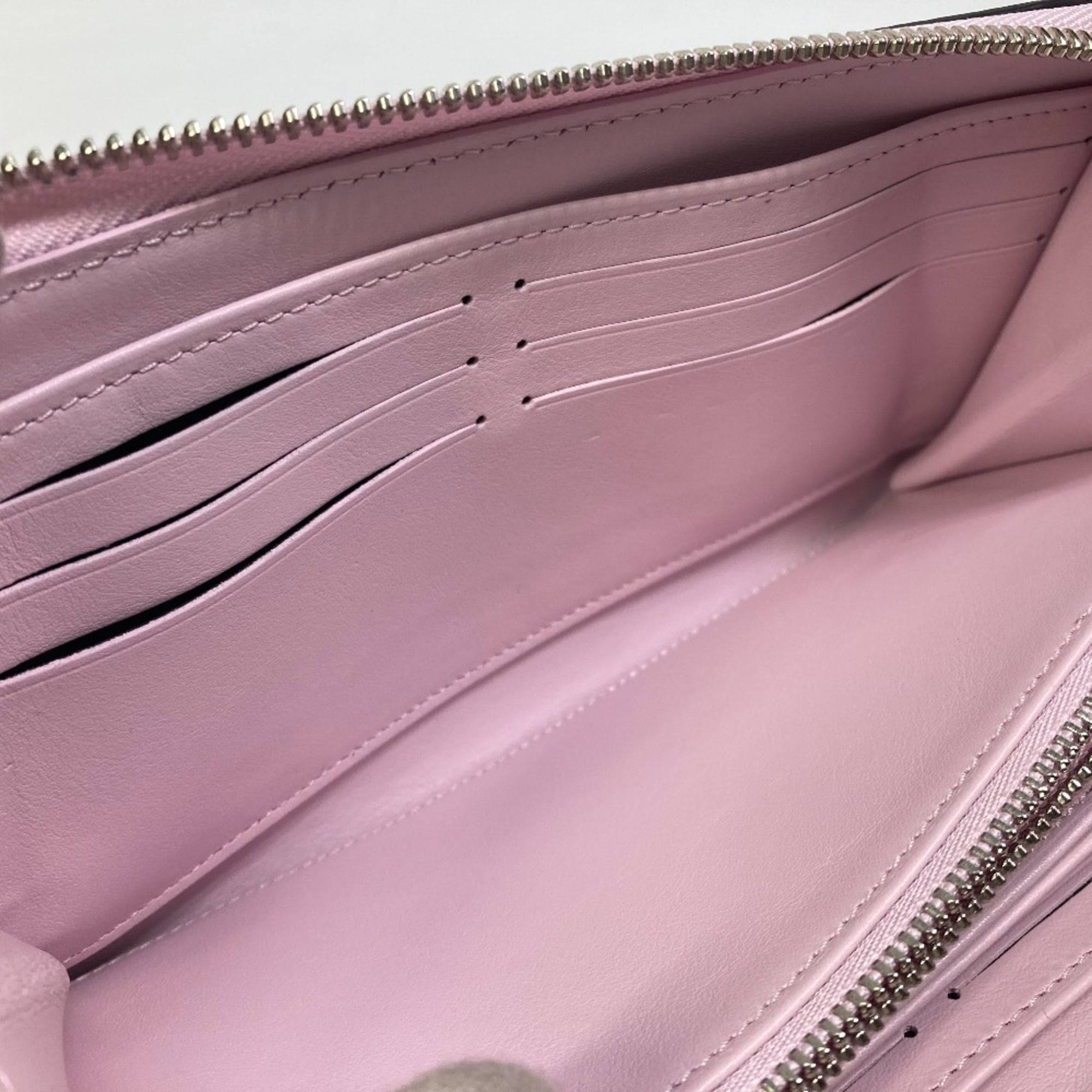 Louis Vuitton Mahina Purple Mahina Leather Long Wallet (Bi-Fold) (Pre-Owned)