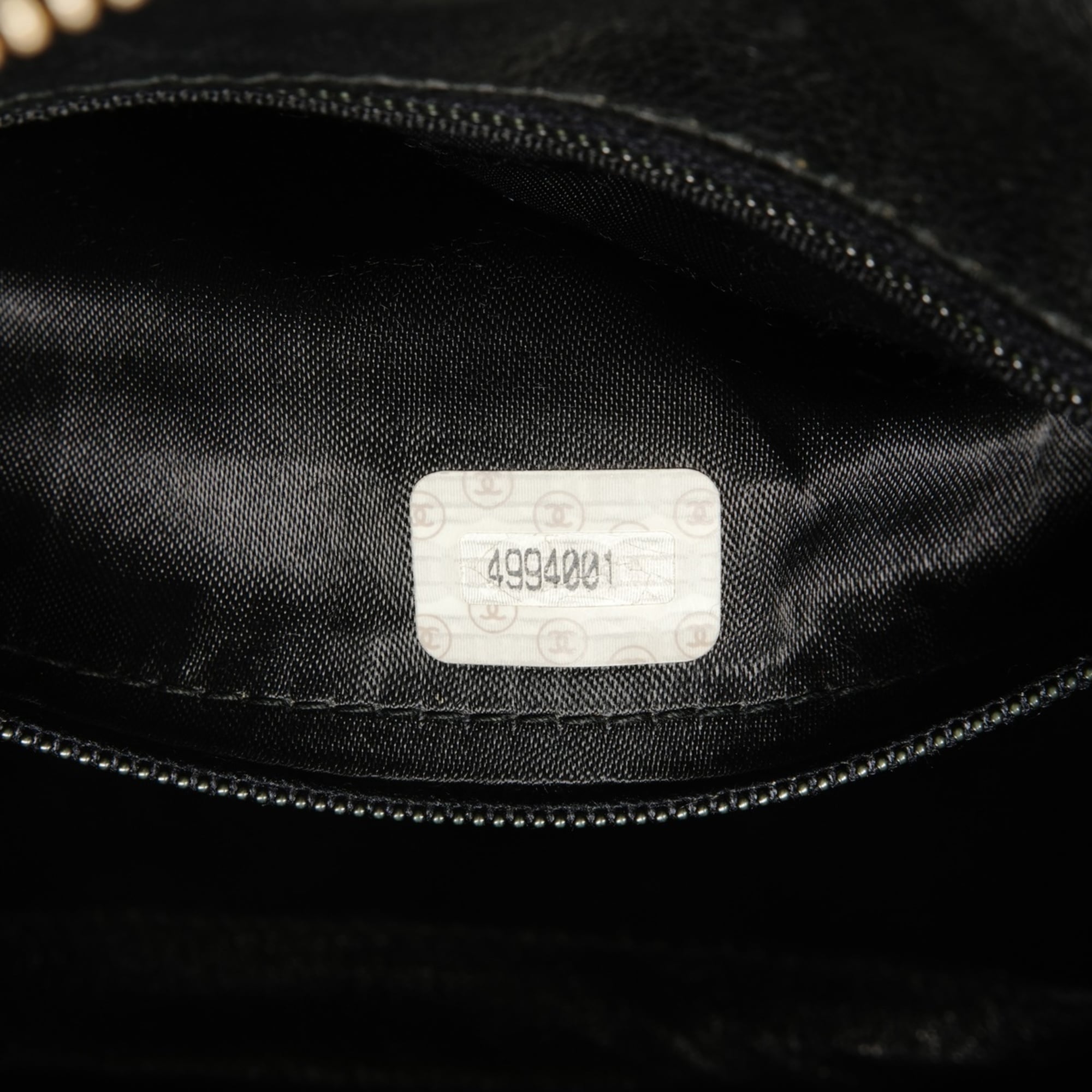 Chanel Black Grained Calfskin Backpack (Pre-Owned)