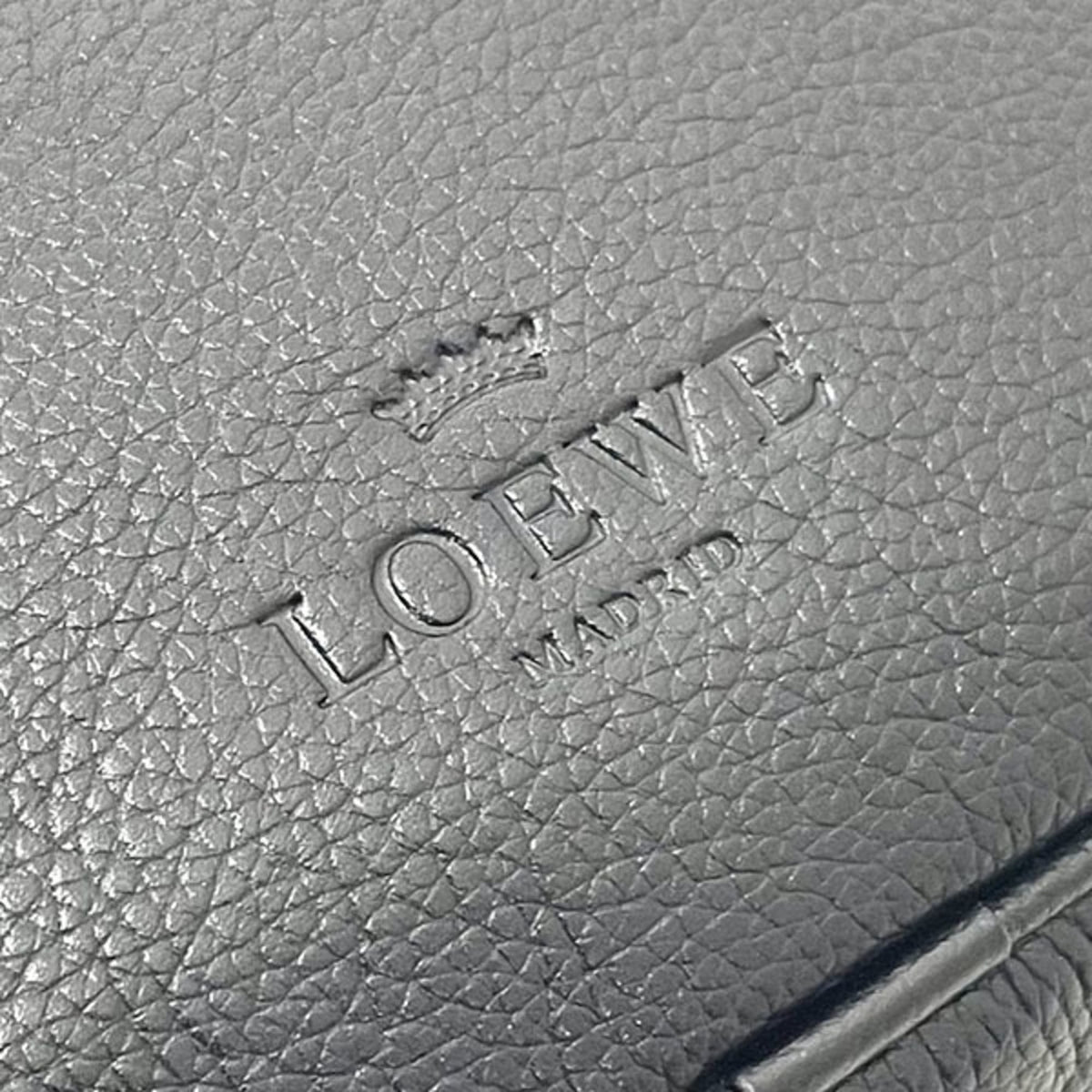 Loewe Black Leather Pouch (Pre-Owned)