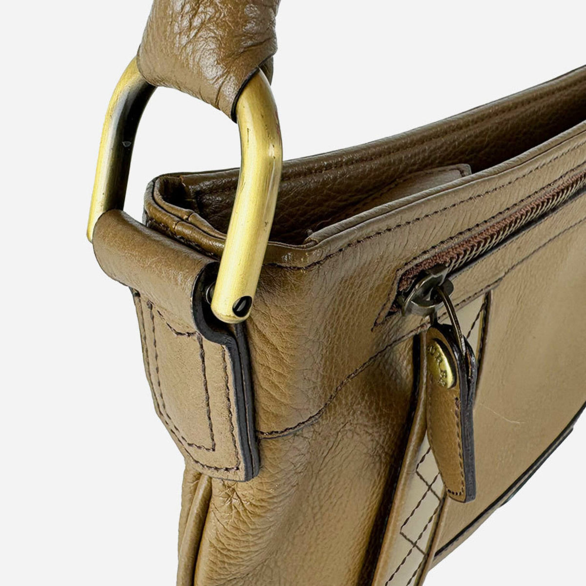 Burberry Brown Leather Handbag (Pre-Owned)