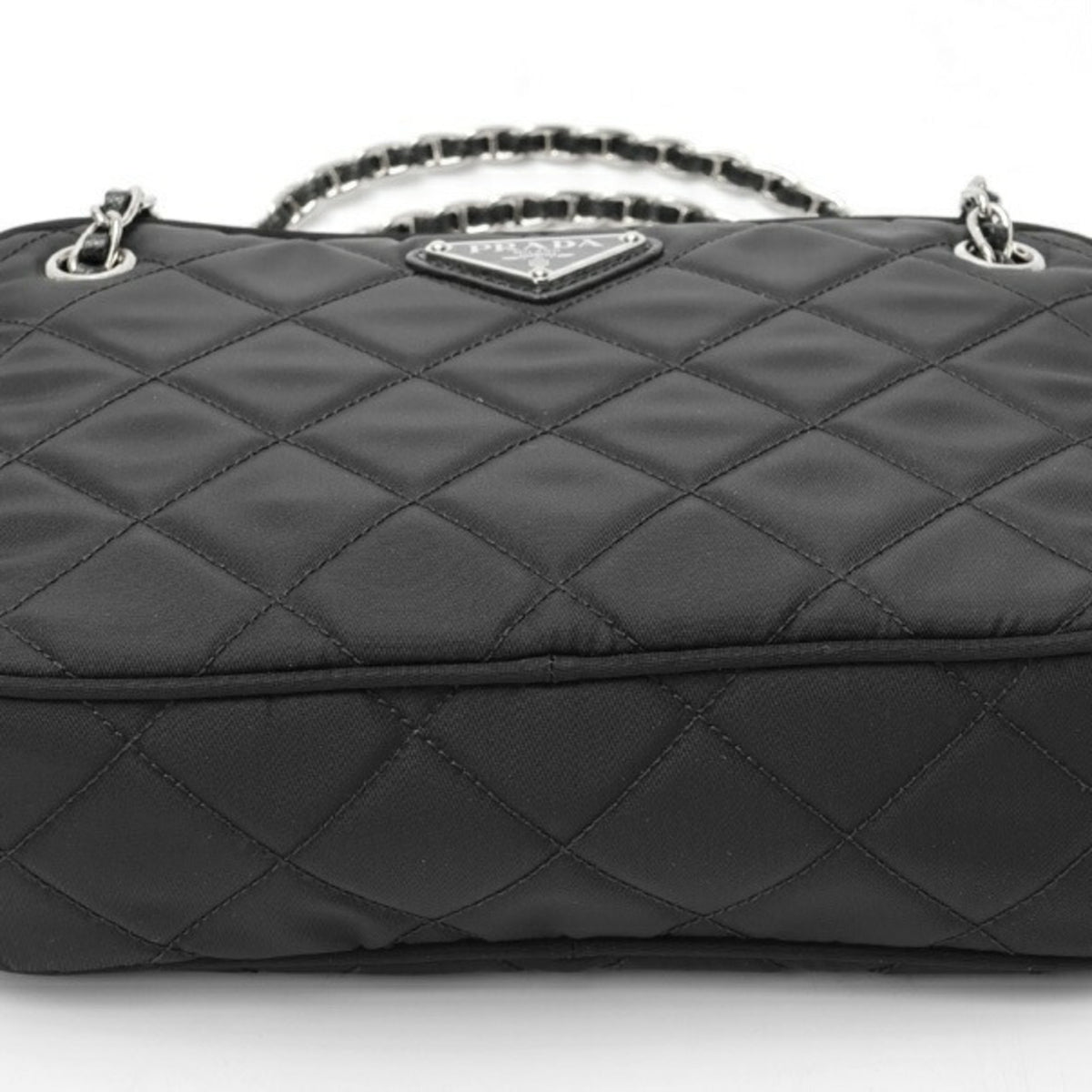 Prada Black Nylon Shoulder Bag (Pre-Owned)