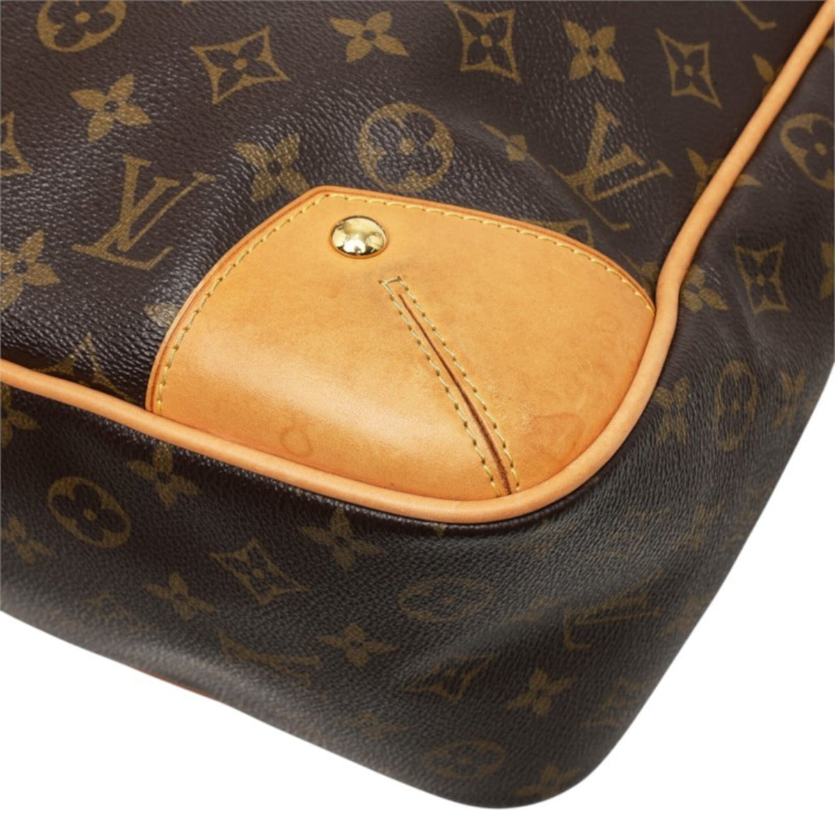 Louis Vuitton Brown Pvc Leather Handbag Shoulder Bag (Pre-Owned)