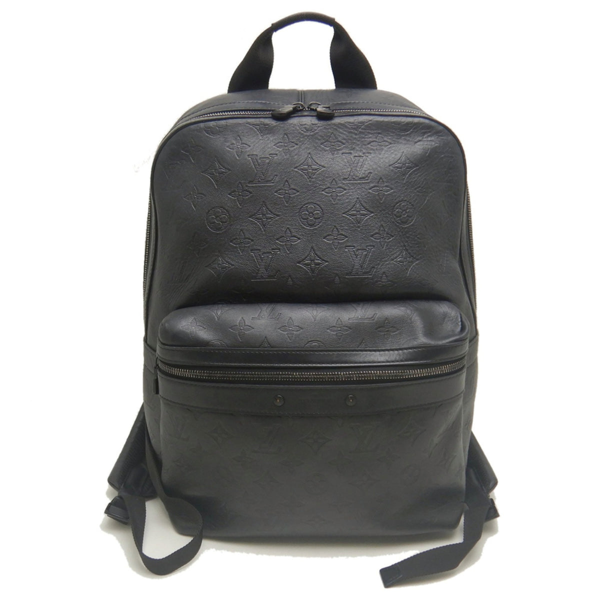 Louis Vuitton Monogram Shadow Noir Leather Backpack (Pre-Owned)