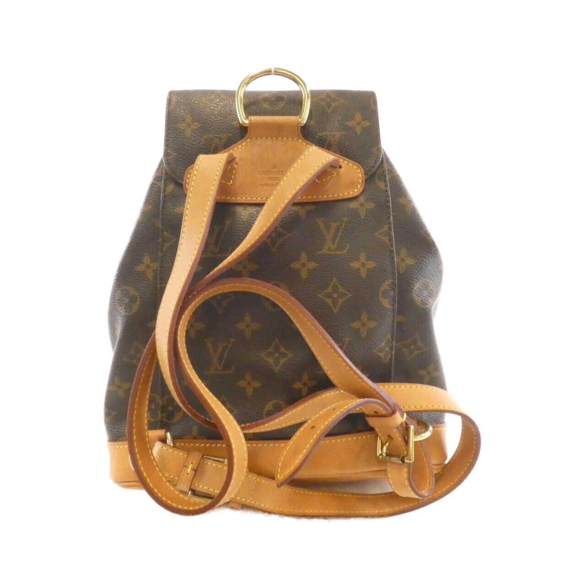 Louis Vuitton Marron Coated Canvas Backpack (Pre-Owned)